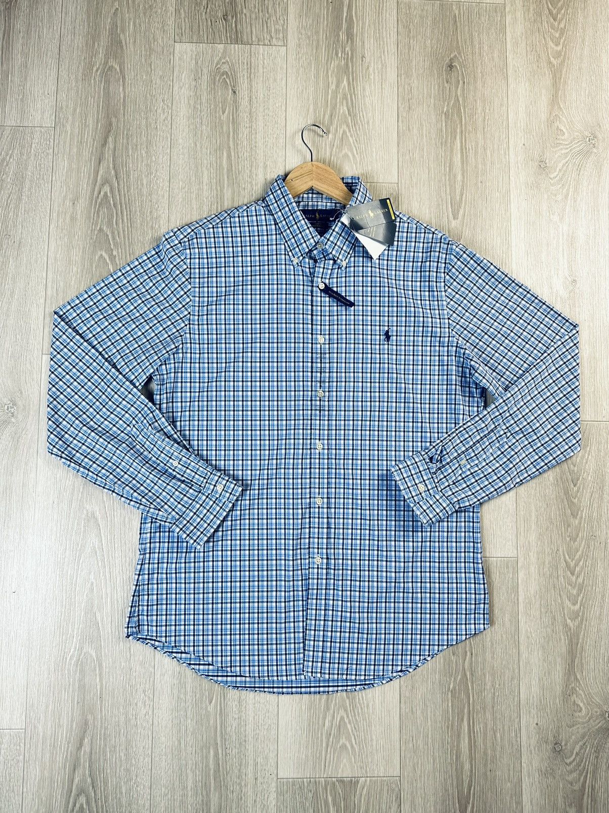 Polo Ralph Lauren New POLO RALPH LAUREN Button Up Shirt Blue Striped Size US XL / EU 56 / 4 - 4 Thumbnail