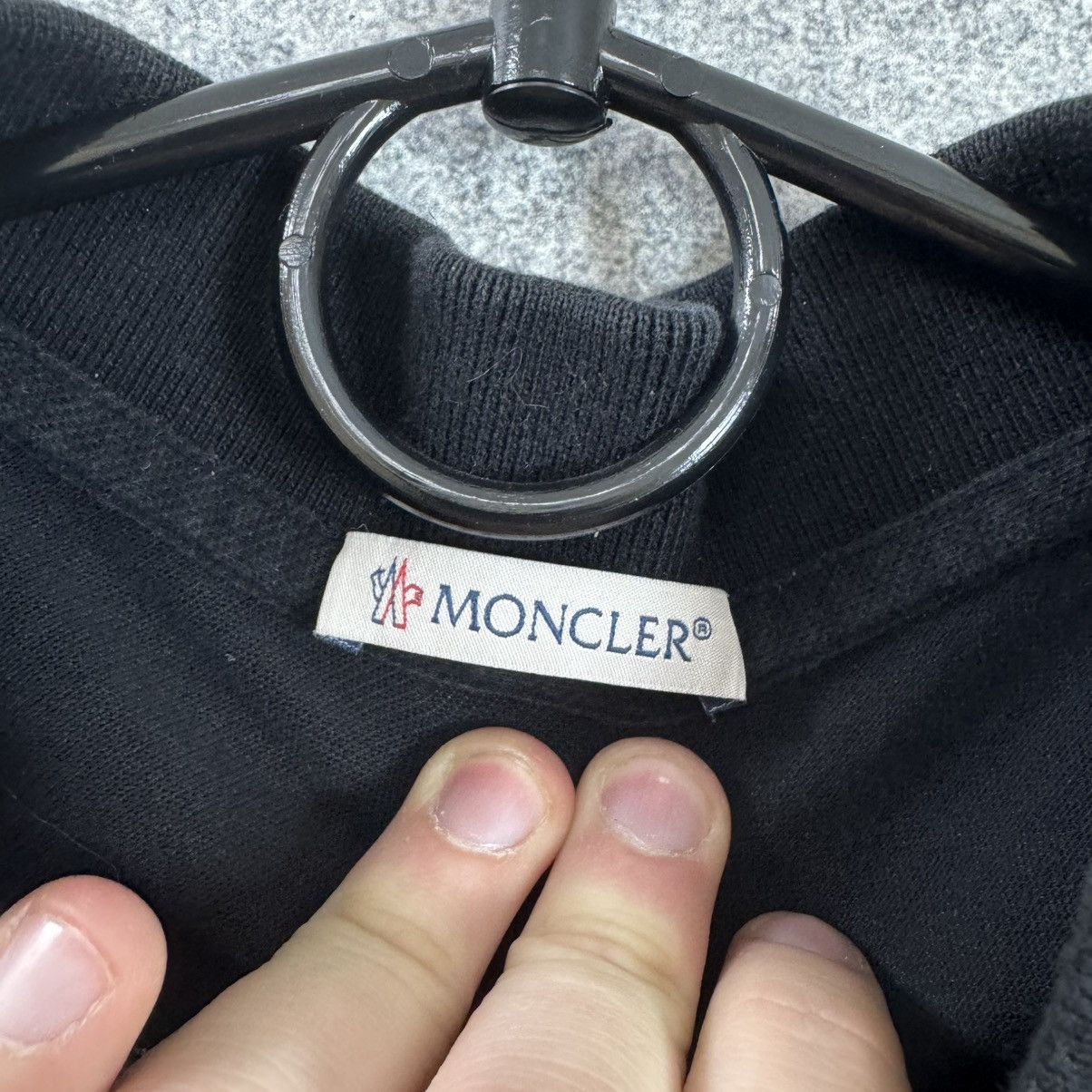 Moncler Moncler Polo T-shirt Logo sleeve Size US L / EU 52-54 / 3 - 8 Thumbnail