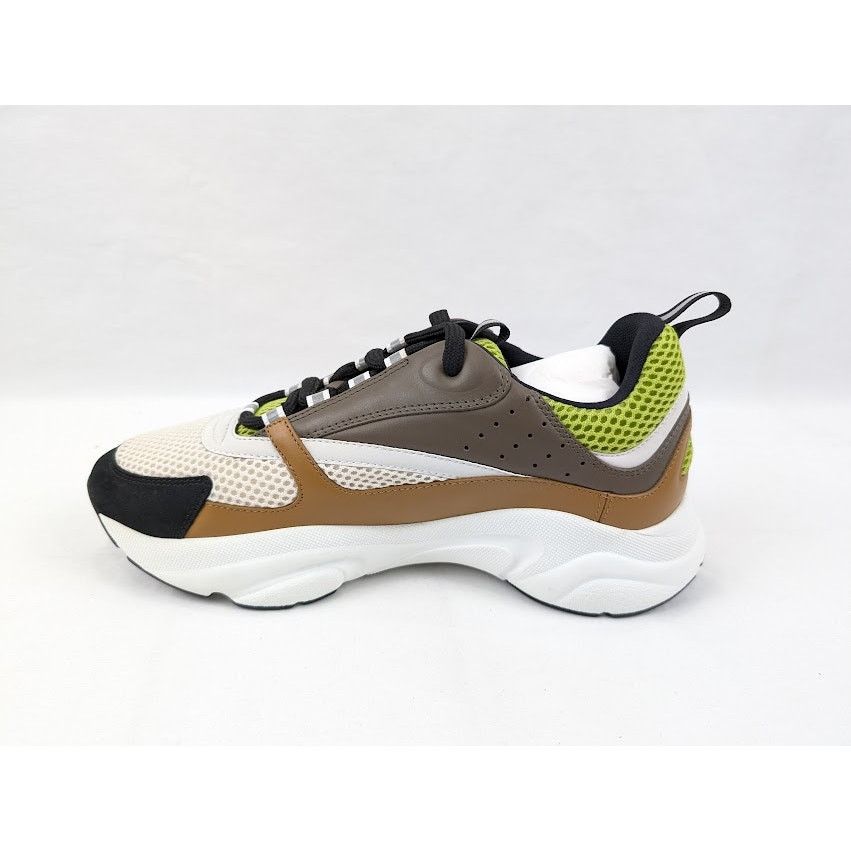 Dior o1rshd1 B22 Calf Mesh Sneakers in Brown/Kaki Size US 9 / EU 42 - 7 Thumbnail