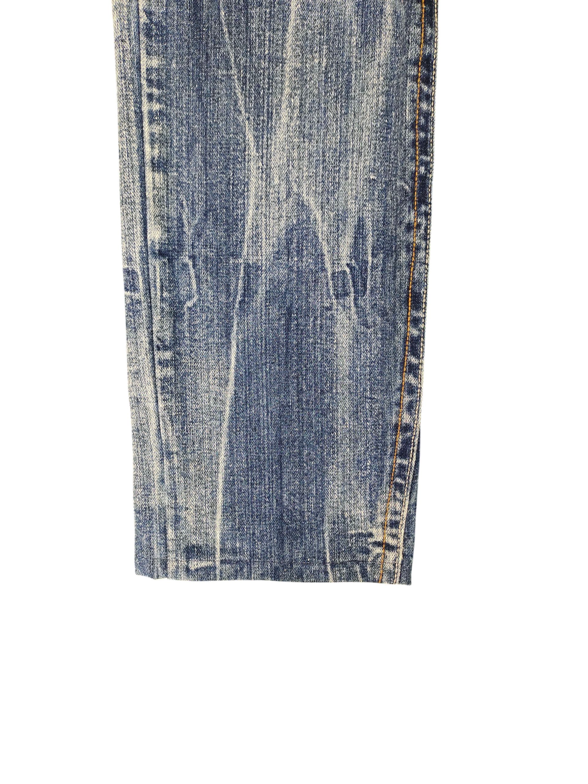 Comme des Garcons × Undercover Vintage Japanese Denim Clawmark Buckle Back Denim Jeans Size US 32 / EU 48 - 7 Thumbnail