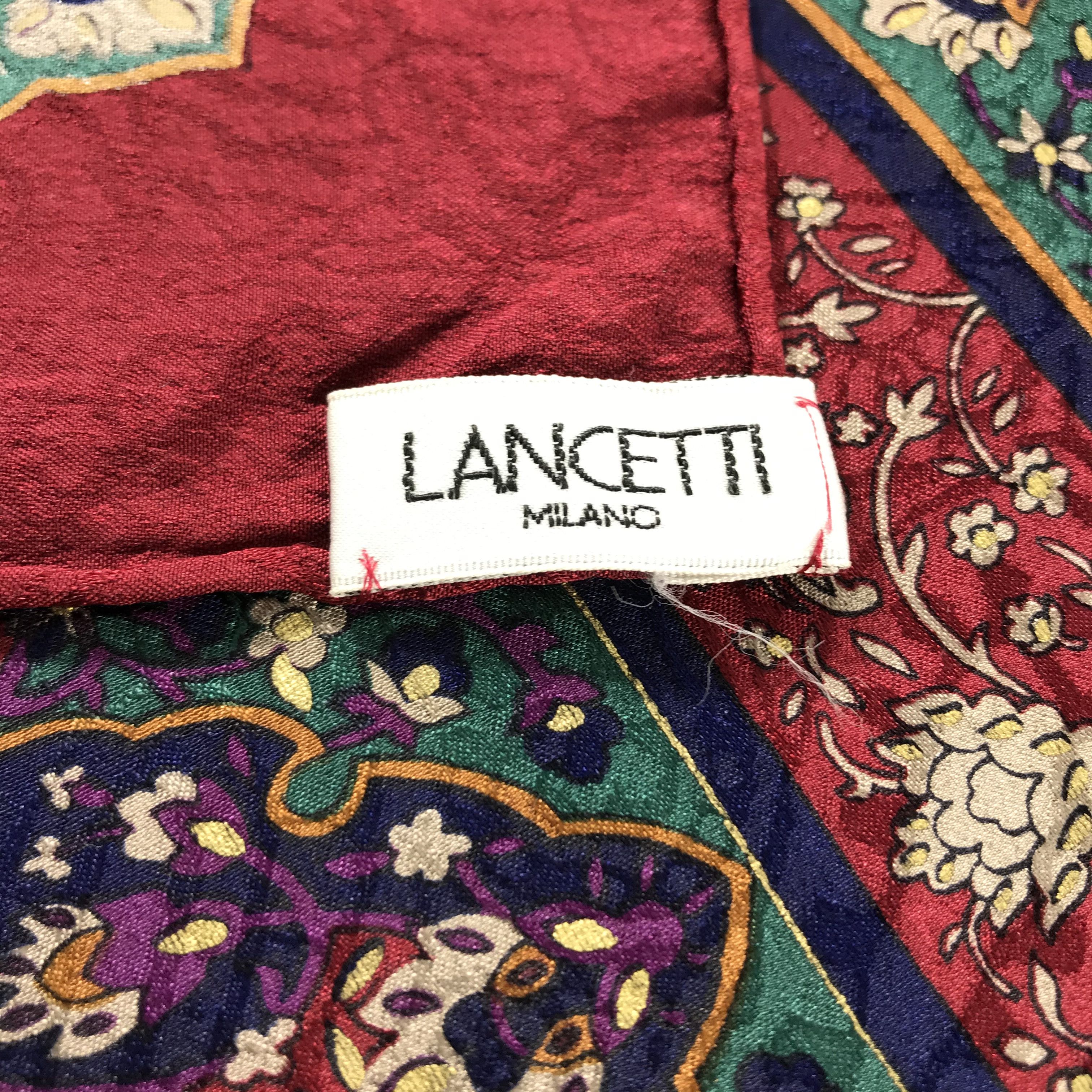 Lui di Lancetti Lancetti Luxury Silk Scarf M33 Size ONE SIZE - 5 Thumbnail