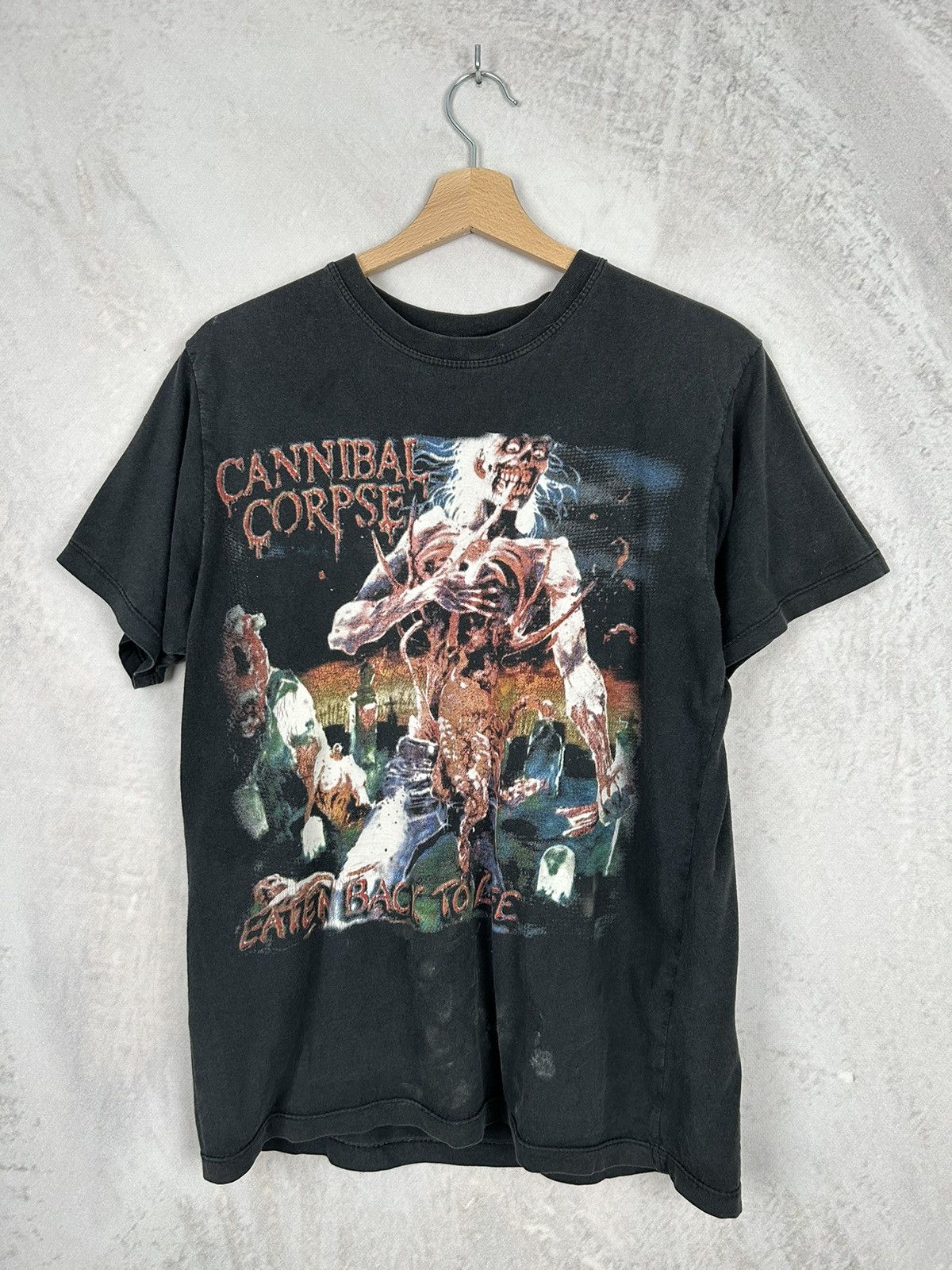 Vintage Cannibal Corpse Rock Band Tee Hardcore Horror Rare