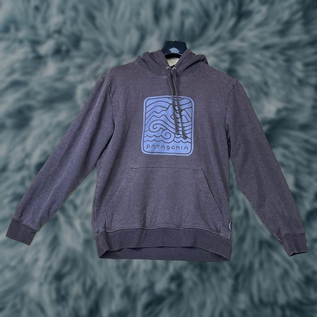 Patagonia Patagonia Hoodie Men’s Hooded Graphic Print Gray Logo Small Pullover Sweatshirt Size US S / EU 44-46 / 1 - 1 Thumbnail