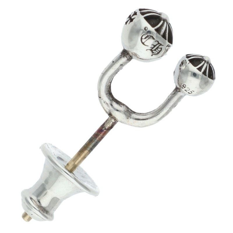 Chrome Hearts Chrome Hearts Double Cross Ball Mini Earring Size ONE SIZE - 3 Thumbnail