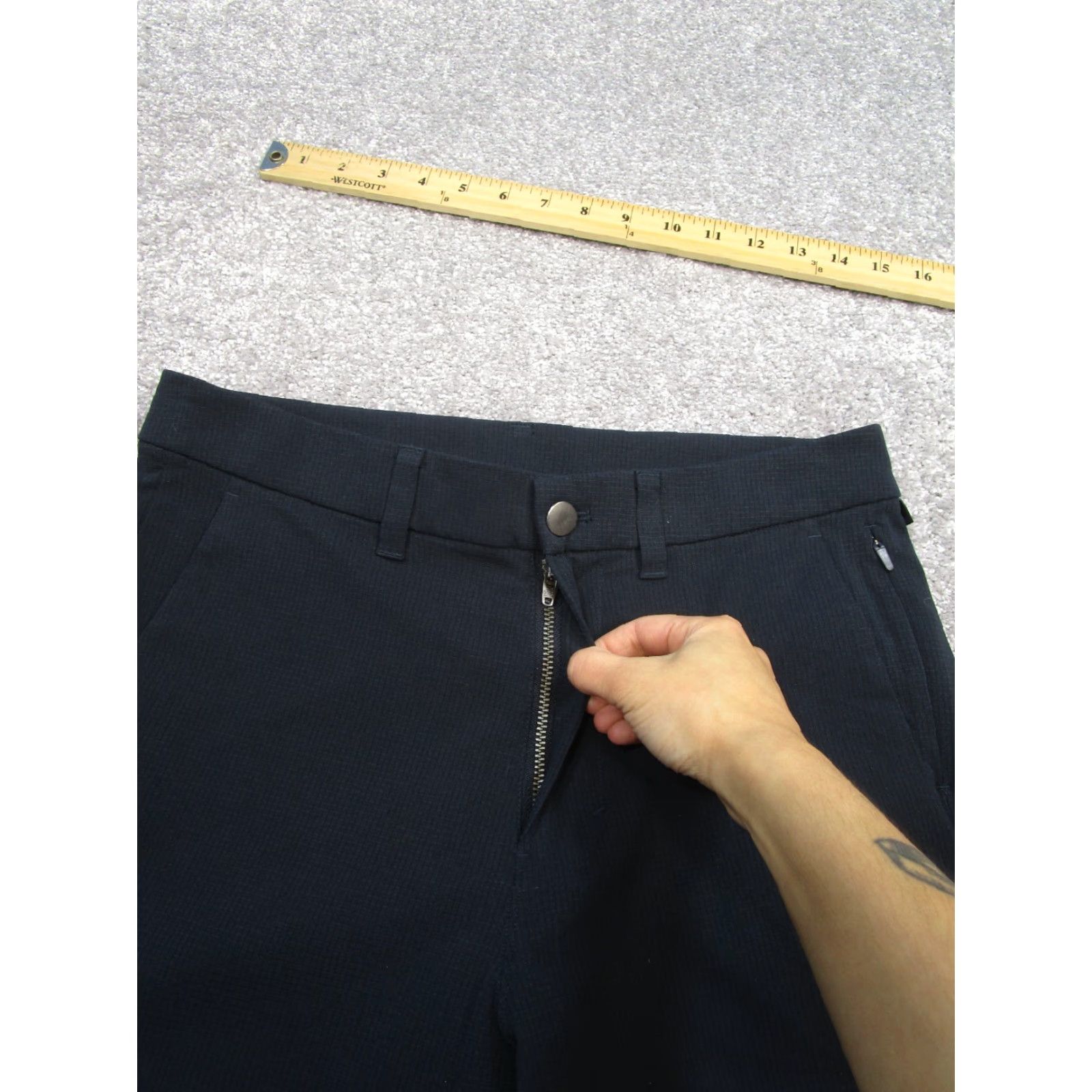 Lululemon Lululemon Mens Pants Slim Commission 30 Black Inseam 31 City Preppy Sports Chino Flat Front Knit Size US 30 / EU 46 - 7 Thumbnail
