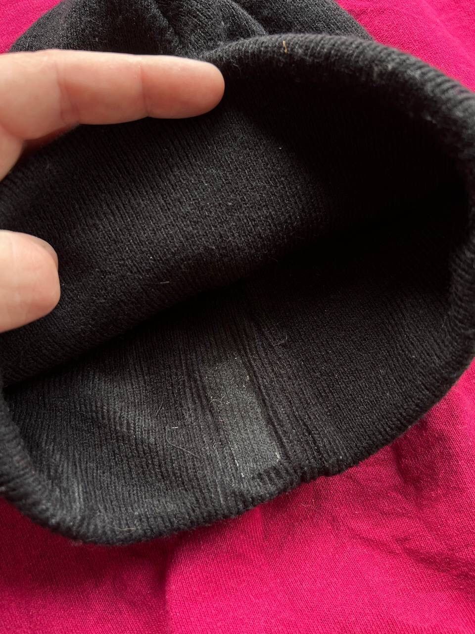 Shorty's Skateboards Vintage 90s Pornstar Skateboarding Hat Beanie Black Y2K USA Size ONE SIZE - 2 Thumbnail