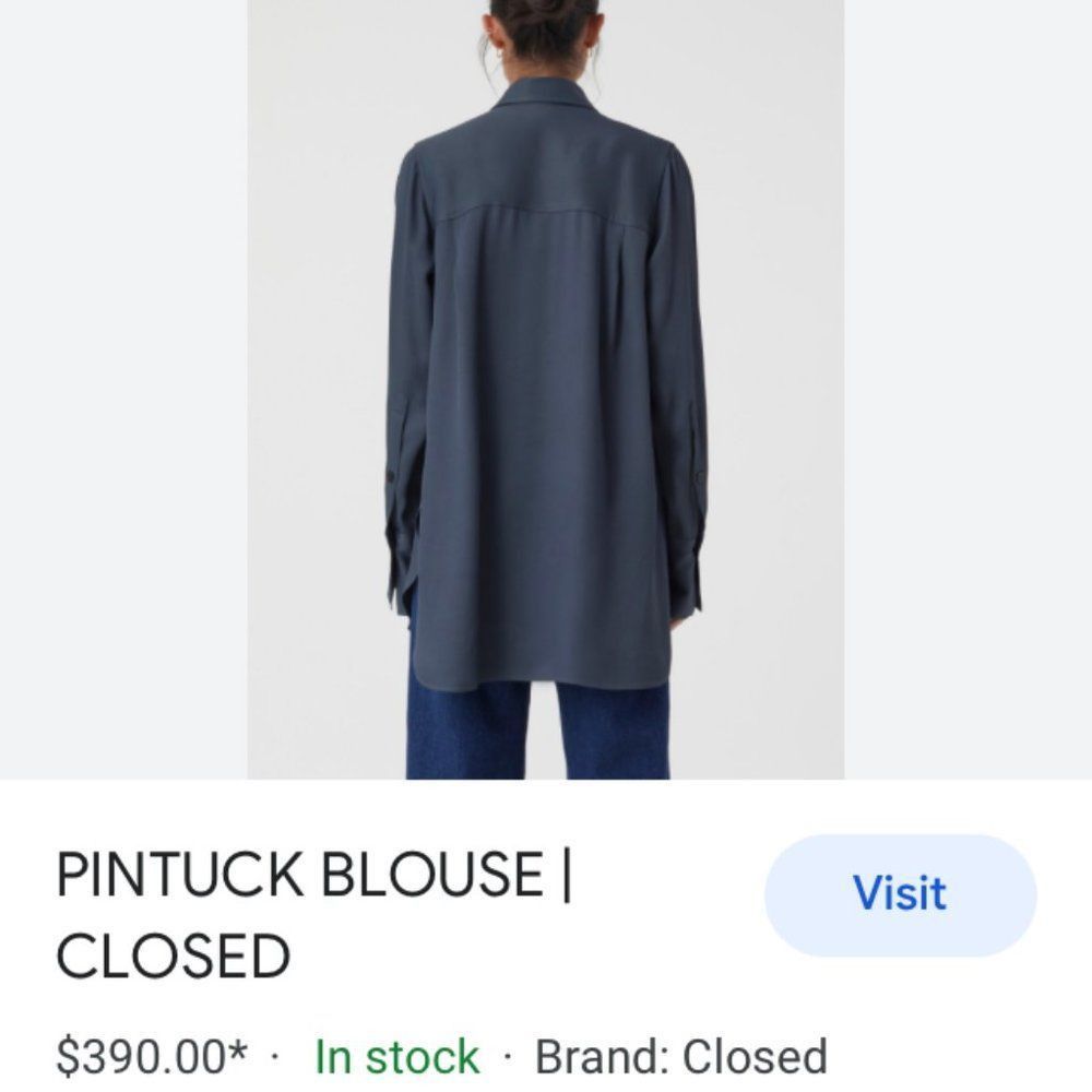 CLOSED Closed Womens Blouse Size S Size S / US 4 / IT 40 - 5 Thumbnail