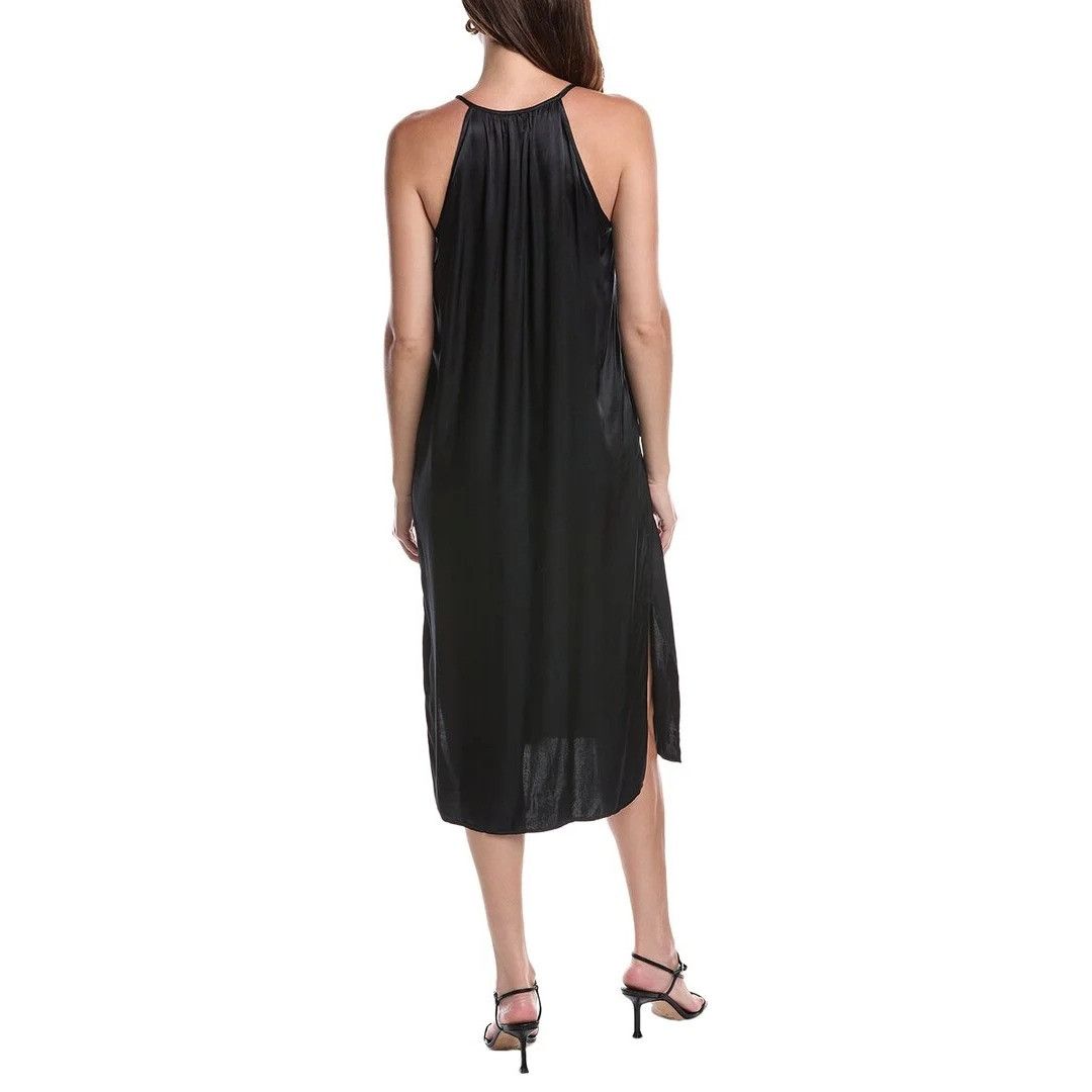 Nation LTD Nation LTD Liliana U-Neck Black Sleeveless Midi Slip Dress Size S / US 4 / IT 40 - 2 Thumbnail