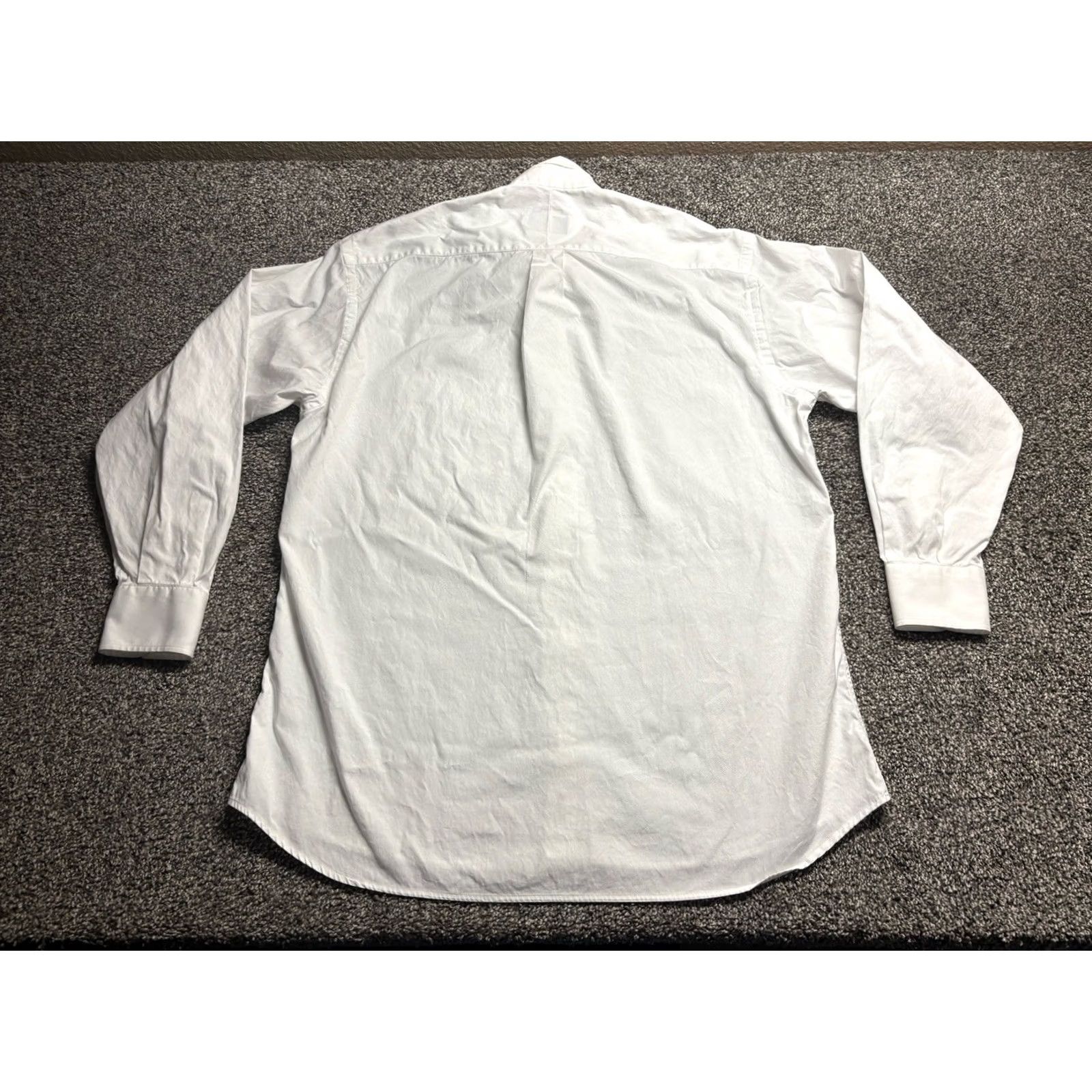 Vintage Gitman Bros Pinpoint Oxford Shirt Mens Large 16.5 32 White Stretch Shirt Size US XL / EU 56 / 4 - 3 Thumbnail