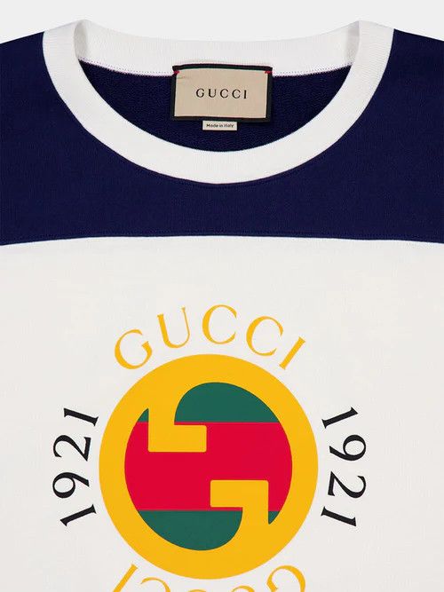 Gucci o1mt1gz0525 Cotton Jersey Sweatshirt With Print Multicolor Size US L / EU 52-54 / 3 - 3 Thumbnail