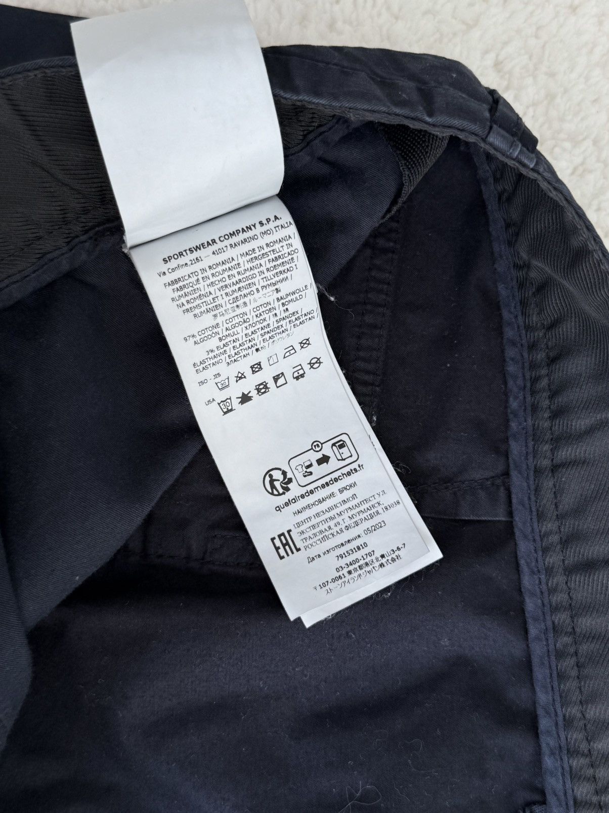 Stone Island Stone Island Cargo Pants Type RE-T Navy Size US 36 / EU 52 - 14 Thumbnail