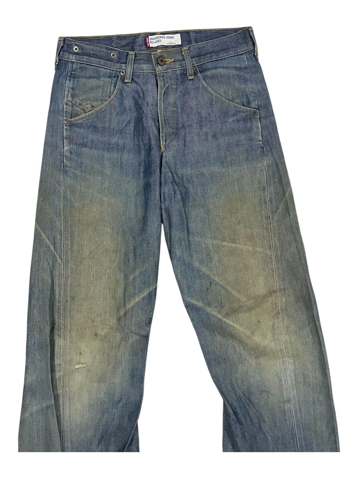 Hi Tec 2000s Levis Engineered Twist Leg Tech Wear Jeans Rusty Denim Size US 40 / EU 56 - 6 Thumbnail