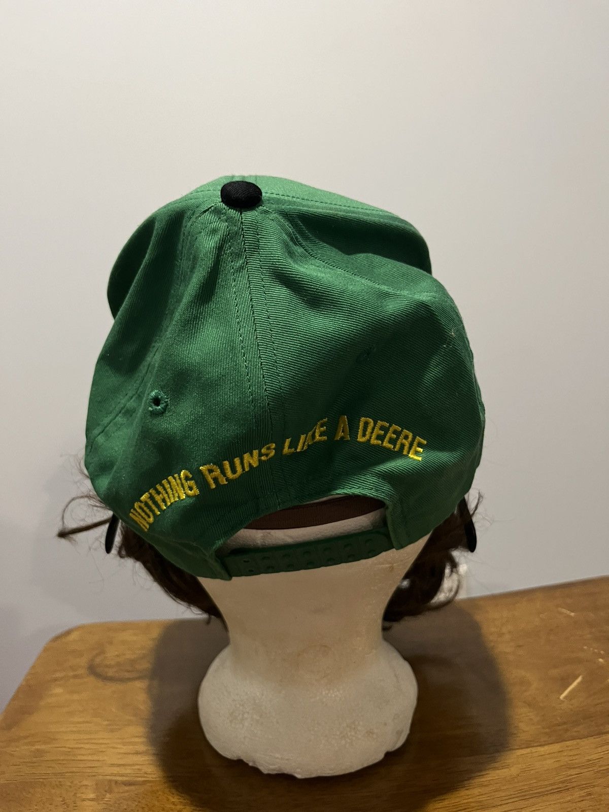 John Deere 90s John Deere Nothing Runs Like A Deer Snapback Hat Size ONE SIZE - 3 Thumbnail