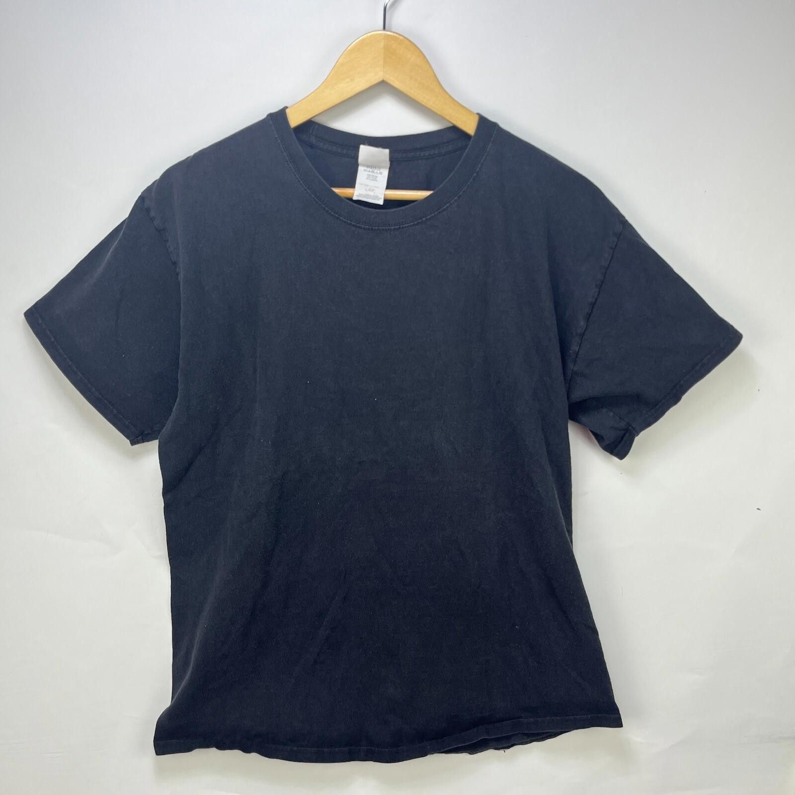 Jos. A. Bank Vintage Sun Faded Blank Black T-Shirt Large 90s Y2K Size US L / EU 52-54 / 3 - 1 Thumbnail
