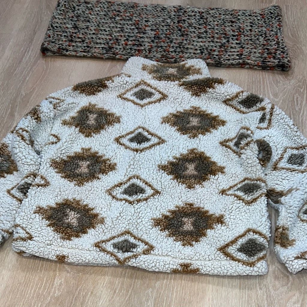 Other Thread & Supply, Mojave Desert Sherpa Long Sleeve Pullover, Size XS / US 0-2 / IT 36-38 - 7 Thumbnail