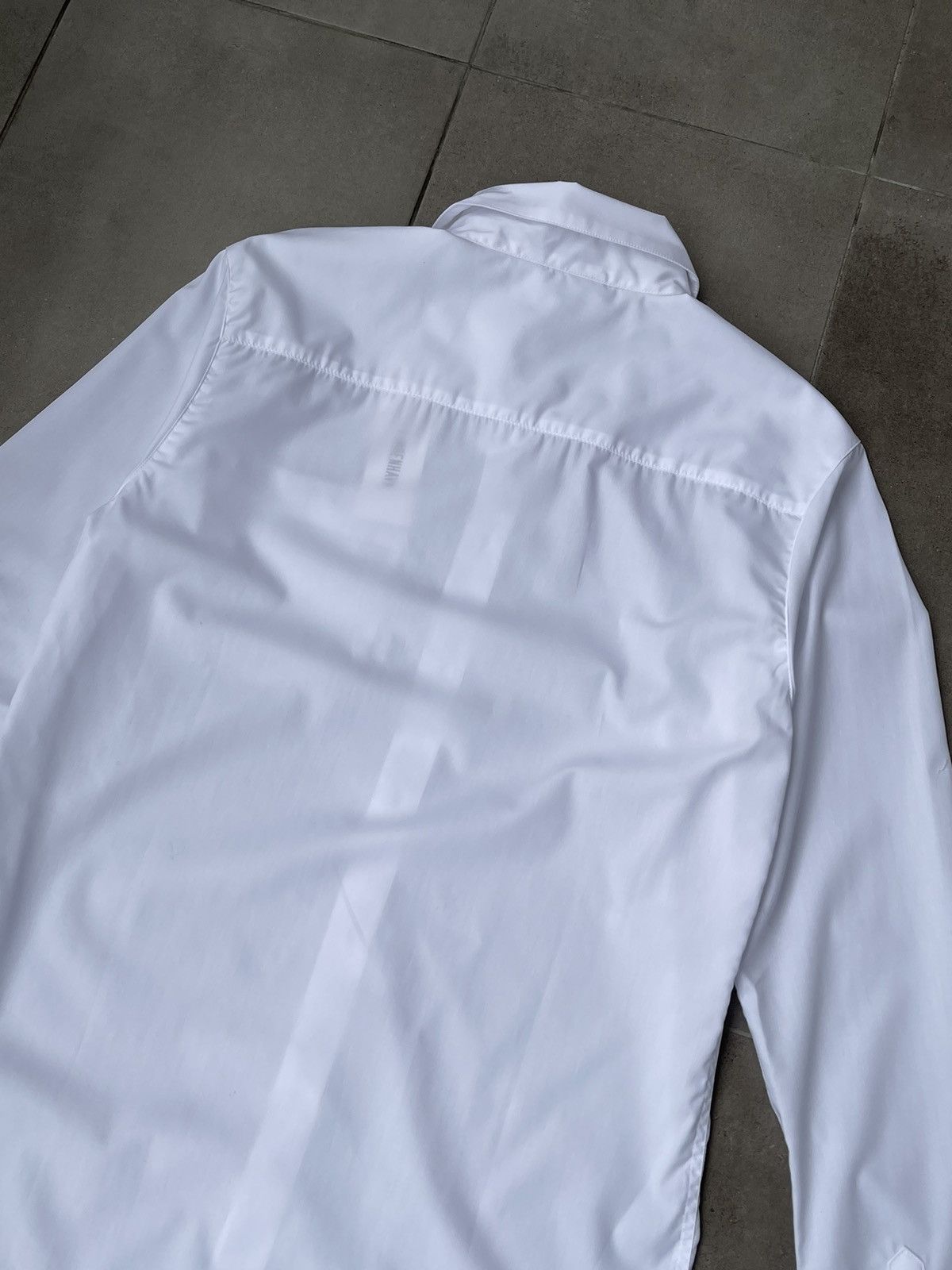 Han Kjobenhavn !DS! FW22 Han Kjobenhavn Poplin Script Logo White Shirt Size US S / EU 44-46 / 1 - 17 Thumbnail