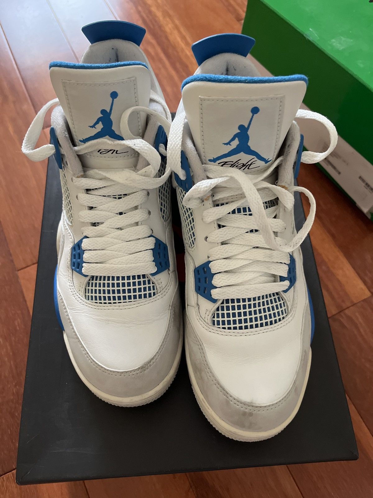 Jordan Brand Air Jordan 4 military blue 2012 retro size 7 mens Size US 7 / EU 40 - 4 Thumbnail