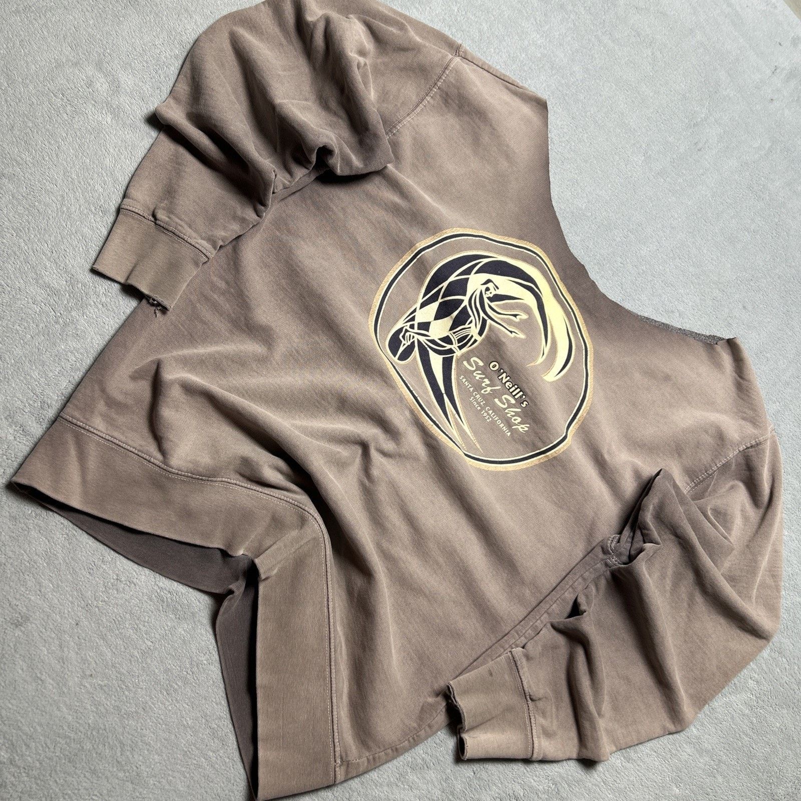 O'Neill Ripped Grunge Cut Collar Oneill Surf Sweater Small Crewneck Size US S / EU 44-46 / 1 - 9 Thumbnail