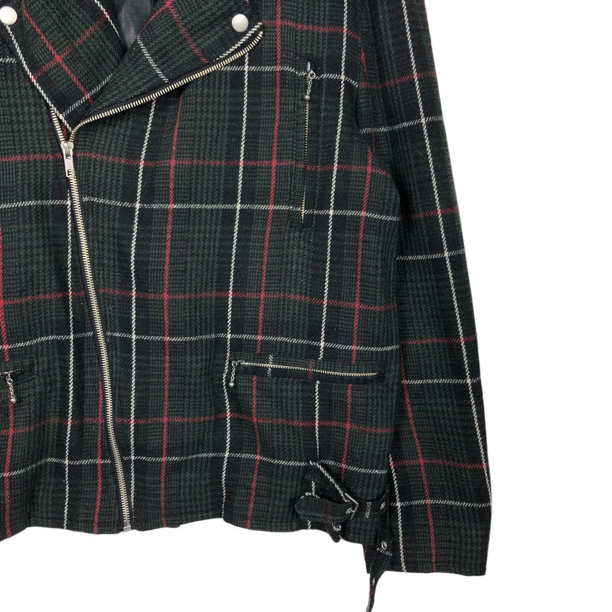 Japanese Brand 🔥VINTAGE BIKER JACKET DOUBLE COLLAR HIKARI ISSEY MIYAKE Size US L / EU 52-54 / 3 - 7 Thumbnail