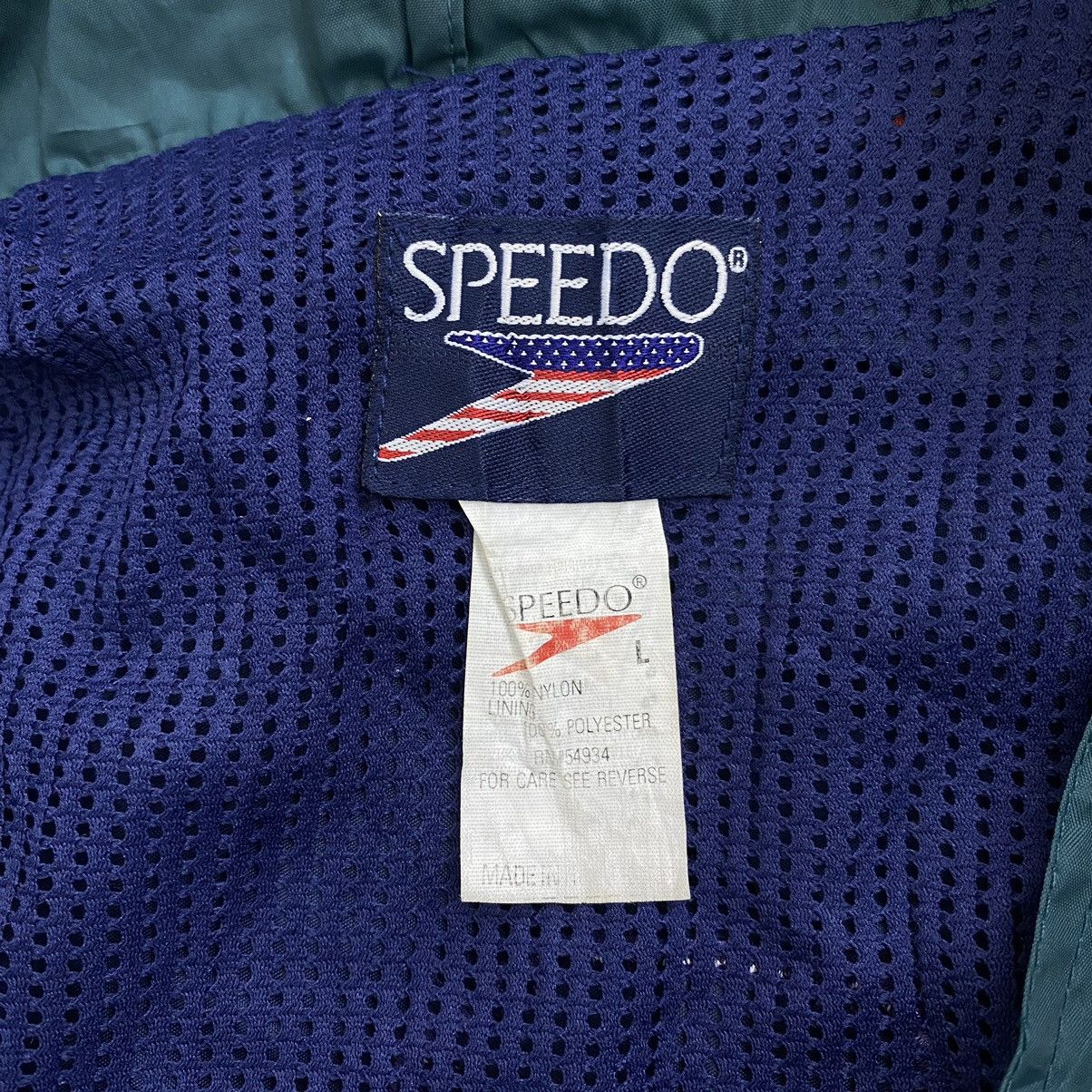Speedo × Vintage Vintage 90s SPEEDO USA Embroidered Design Windbreaker Coach Size US L / EU 52-54 / 3 - 3 Thumbnail