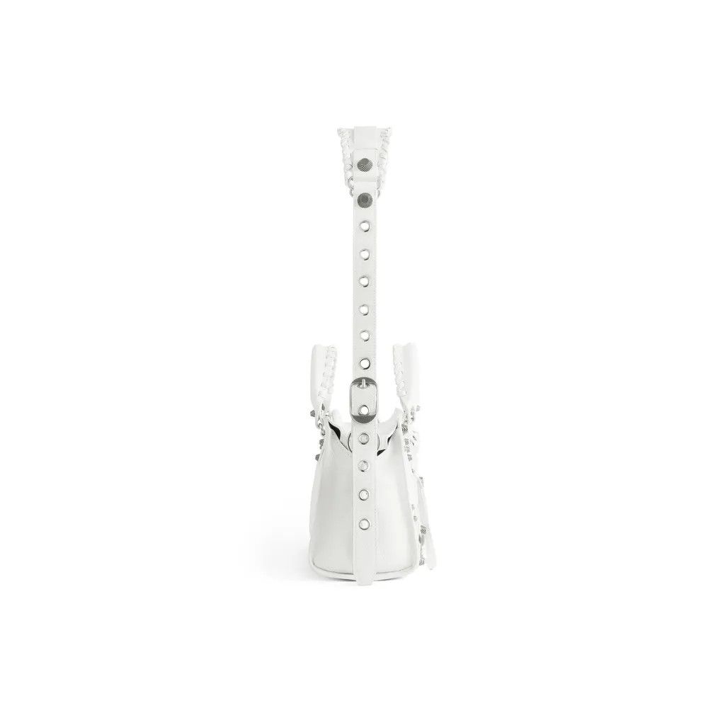 Balenciaga o1mt1gz0225 Size: OS / Neo Cagole XS Handbag in White Size ONE SIZE - 4 Thumbnail