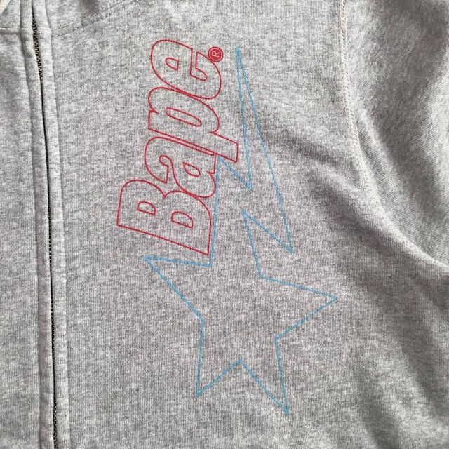 Bape × Nigo BAPE STA logo full zip hoodie a bathing ape star NIGO Size US M / EU 48-50 / 2 - 4 Thumbnail