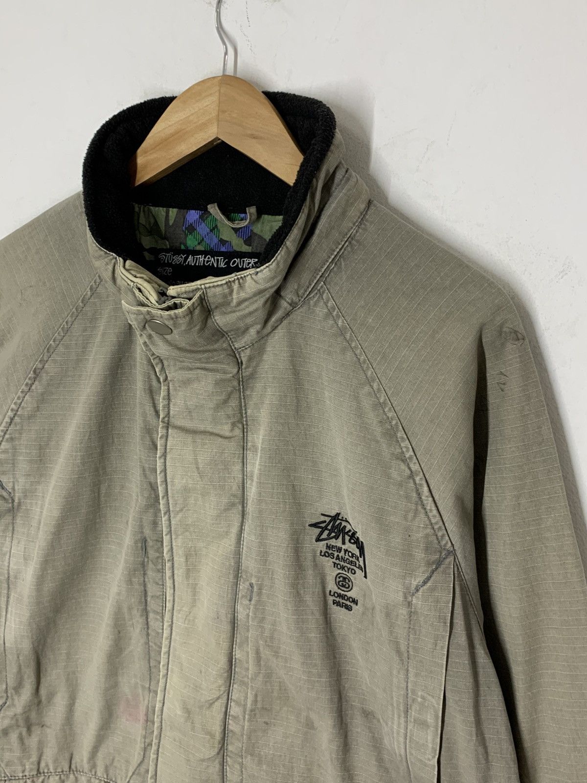 Stussy Stussy Field Stone Washed Parka Jacket Size US L / EU 52-54 / 3 - 3 Thumbnail