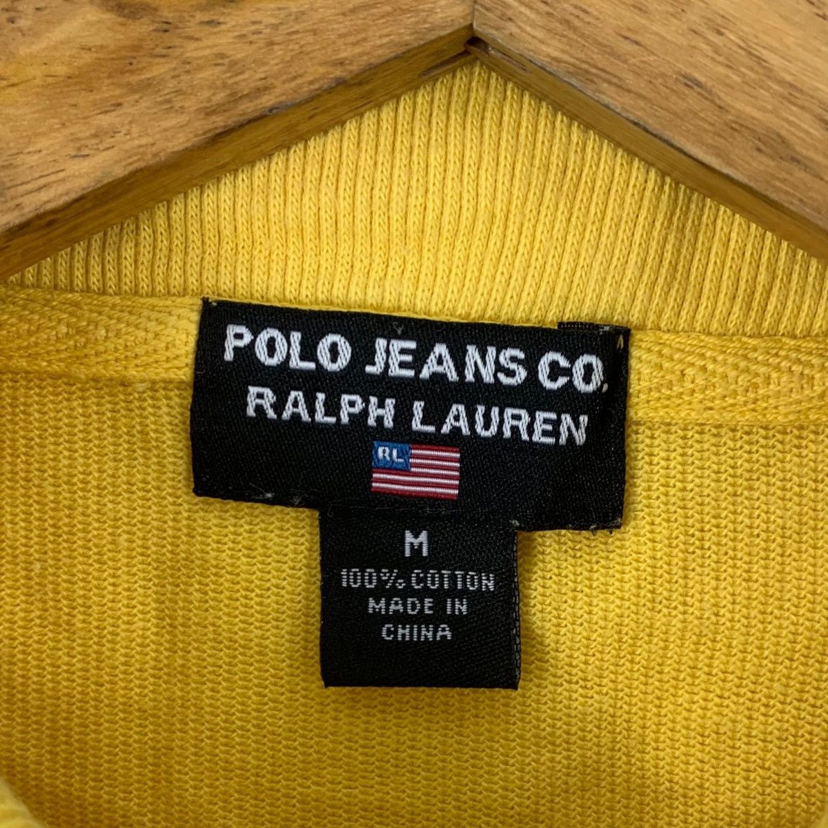 Polo Ralph Lauren Vintage POLO RALPH LAUREN Jeans Collection Yellow Tee Size US M / EU 48-50 / 2 - 5 Thumbnail