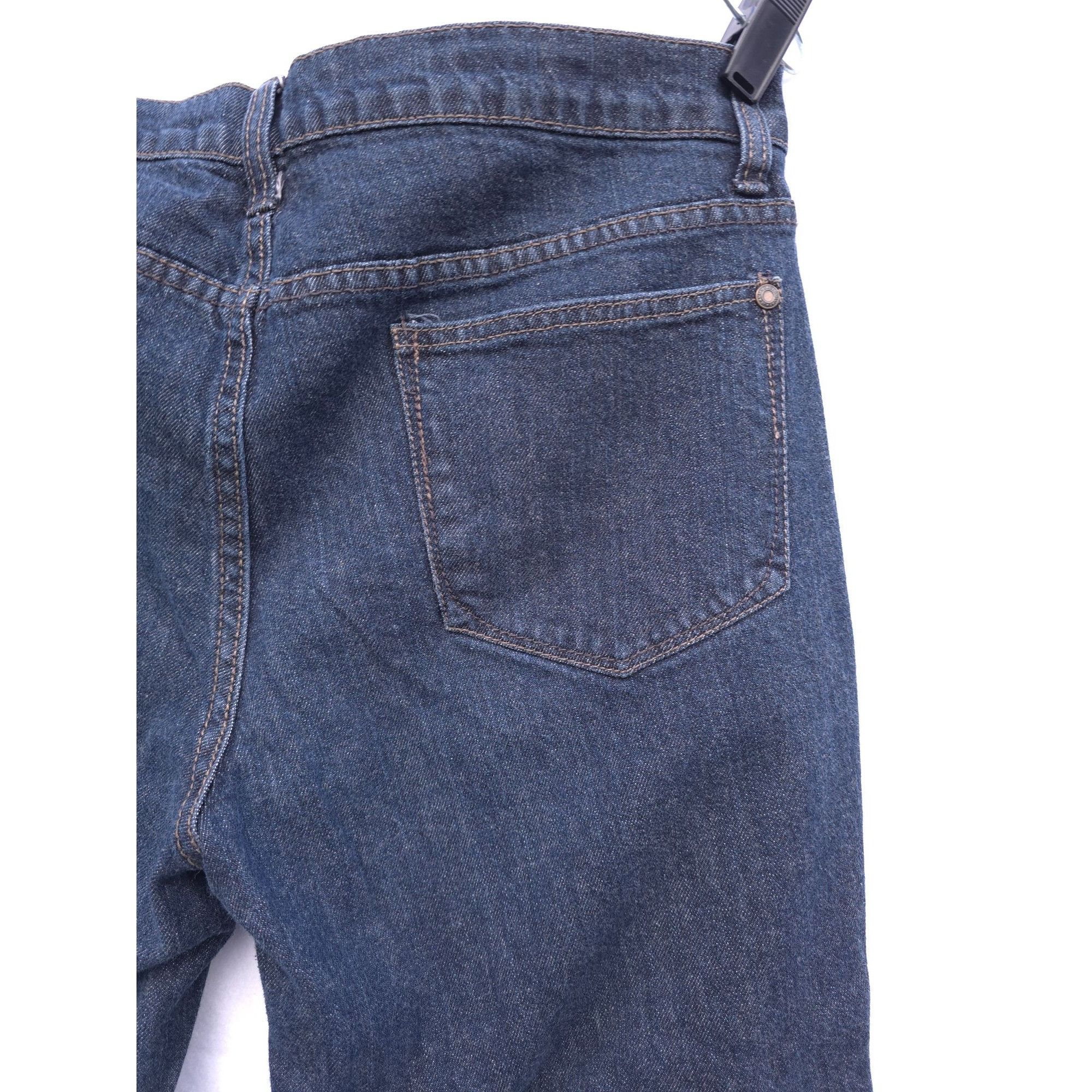Faded Glory Faded Glory Womens Straight Leg Jeans Size 14 Petite Dark Wa Size 32" / US 10 / IT 46 - 6 Thumbnail