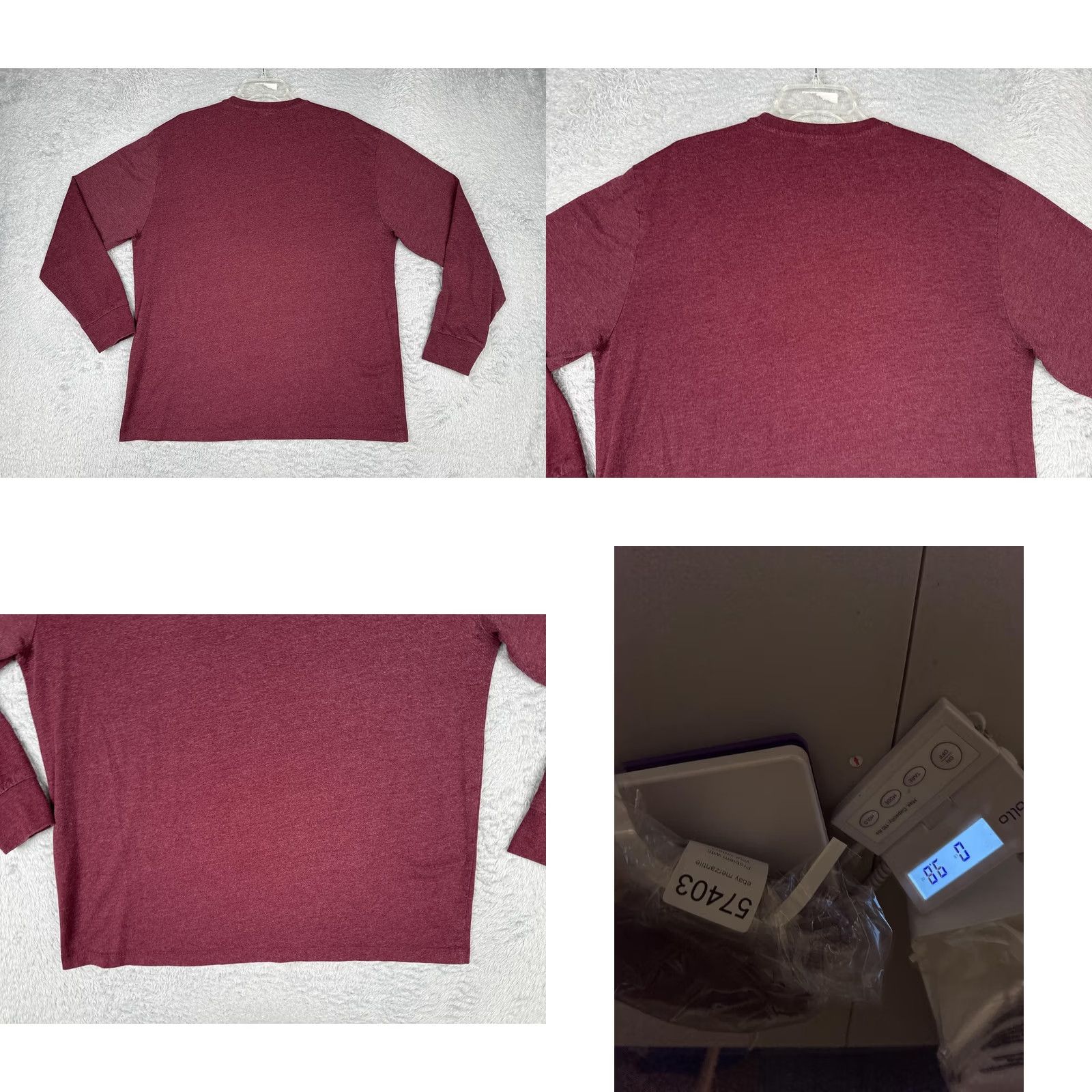 Vintage US Polo Assn Shirt Mens L Red Long Sleeve Crew Neck Logo Jersey Tee Size US L / EU 52-54 / 3 - 9 Thumbnail