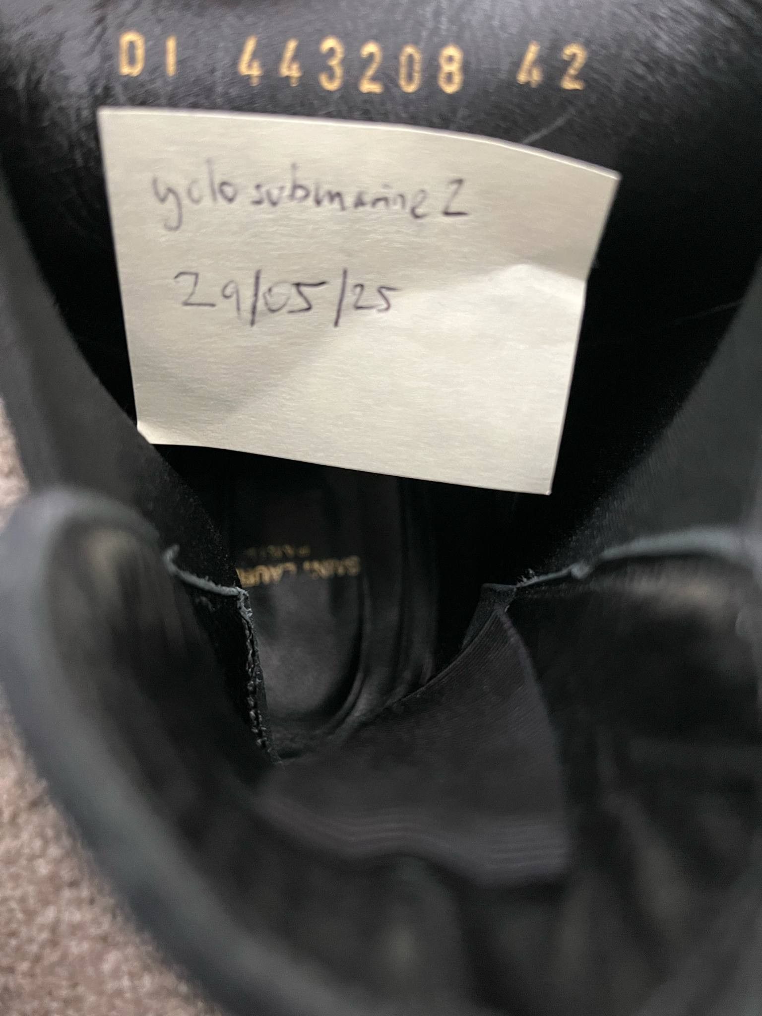 Saint Laurent Paris SLP Wyatt Chelsea Boots Size US 8 / EU 41 - 5 Thumbnail