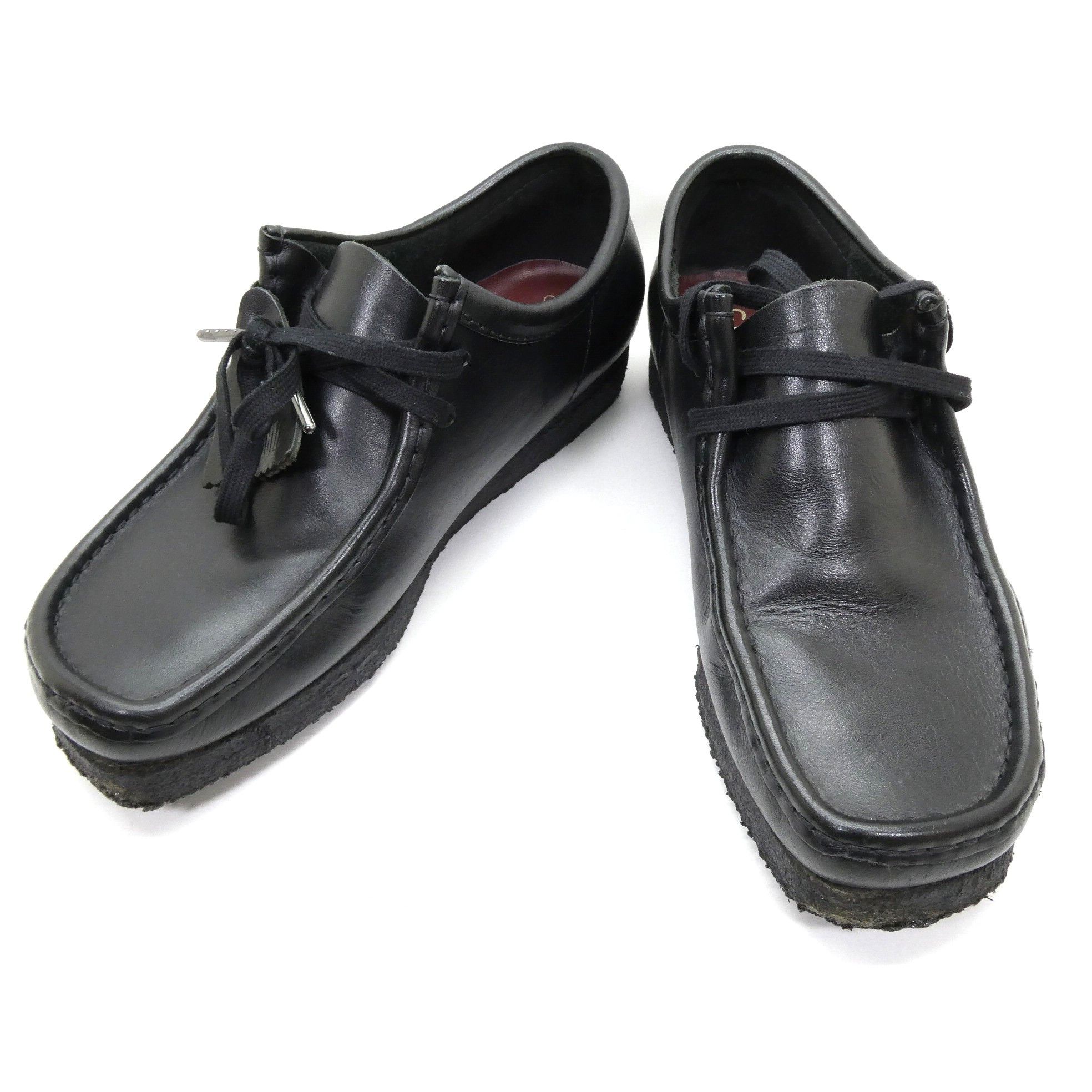 Clarks Clarks Wallabee Moccasin Shoes Black Loafers Size UK7 | Grailed