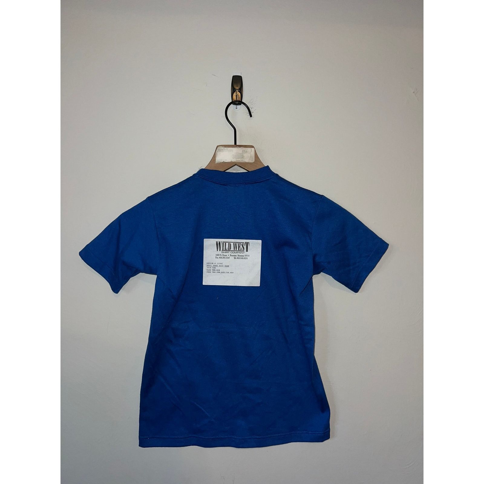 Jerzees 90s Youth Bear Back In Wyoming Jackson Hole Shirt M 10-12 Size US M / EU 48-50 / 2 - 8 Thumbnail