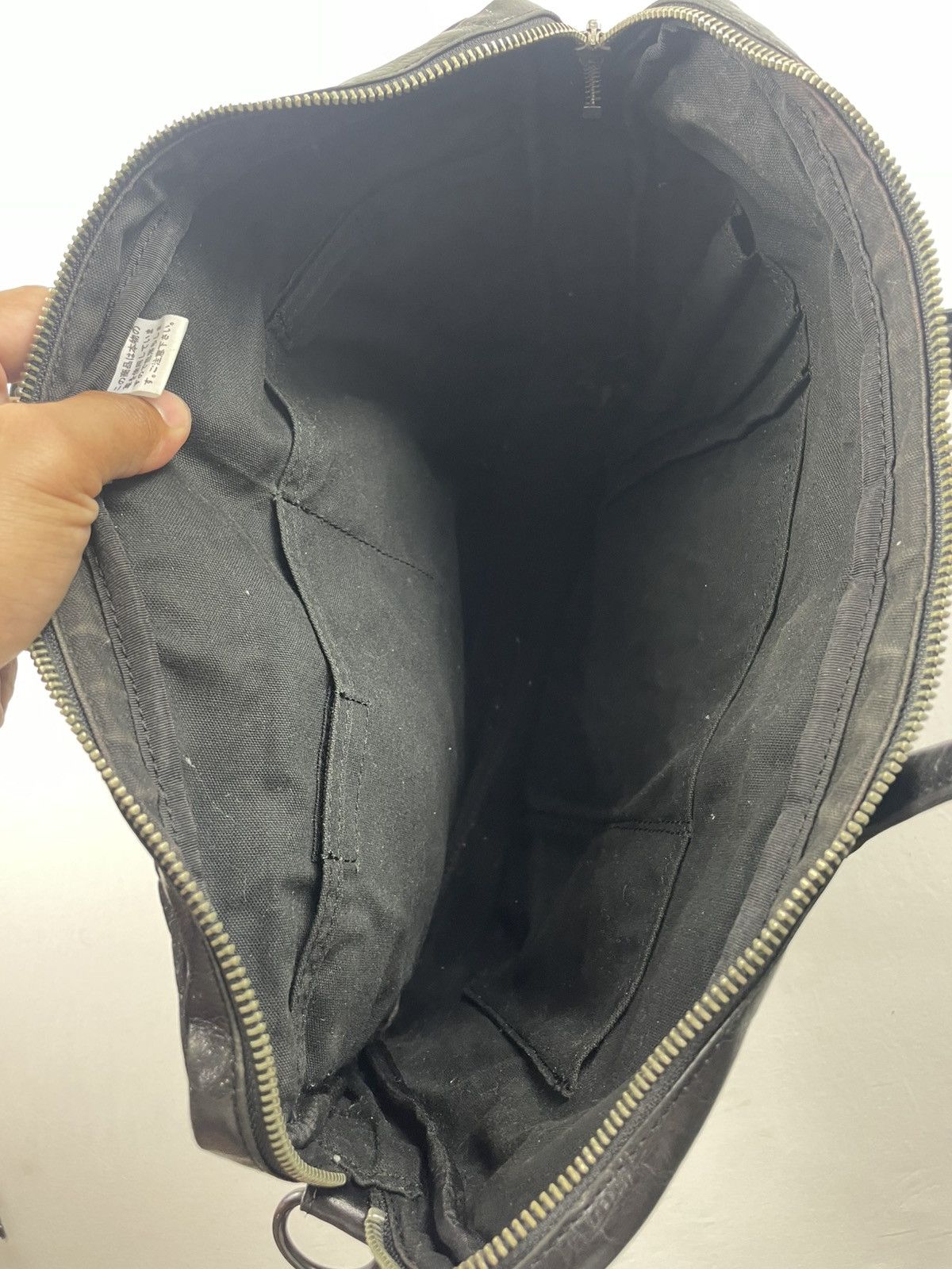 Porter Porter Dash Leather Slim Business Bag Black Yoshida & Co. Size ONE SIZE - 6 Thumbnail