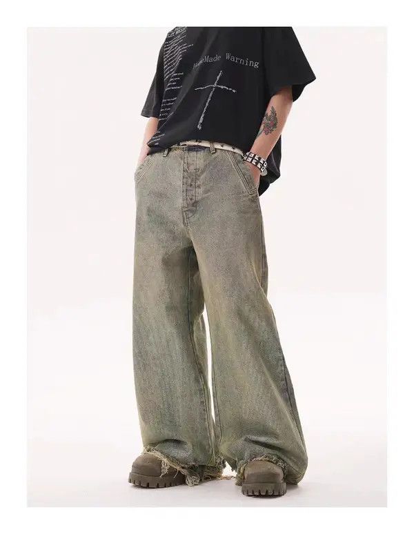 Other Vintage street hip-hop washed and faded micro flare jeans Size US 33 - 3 Thumbnail