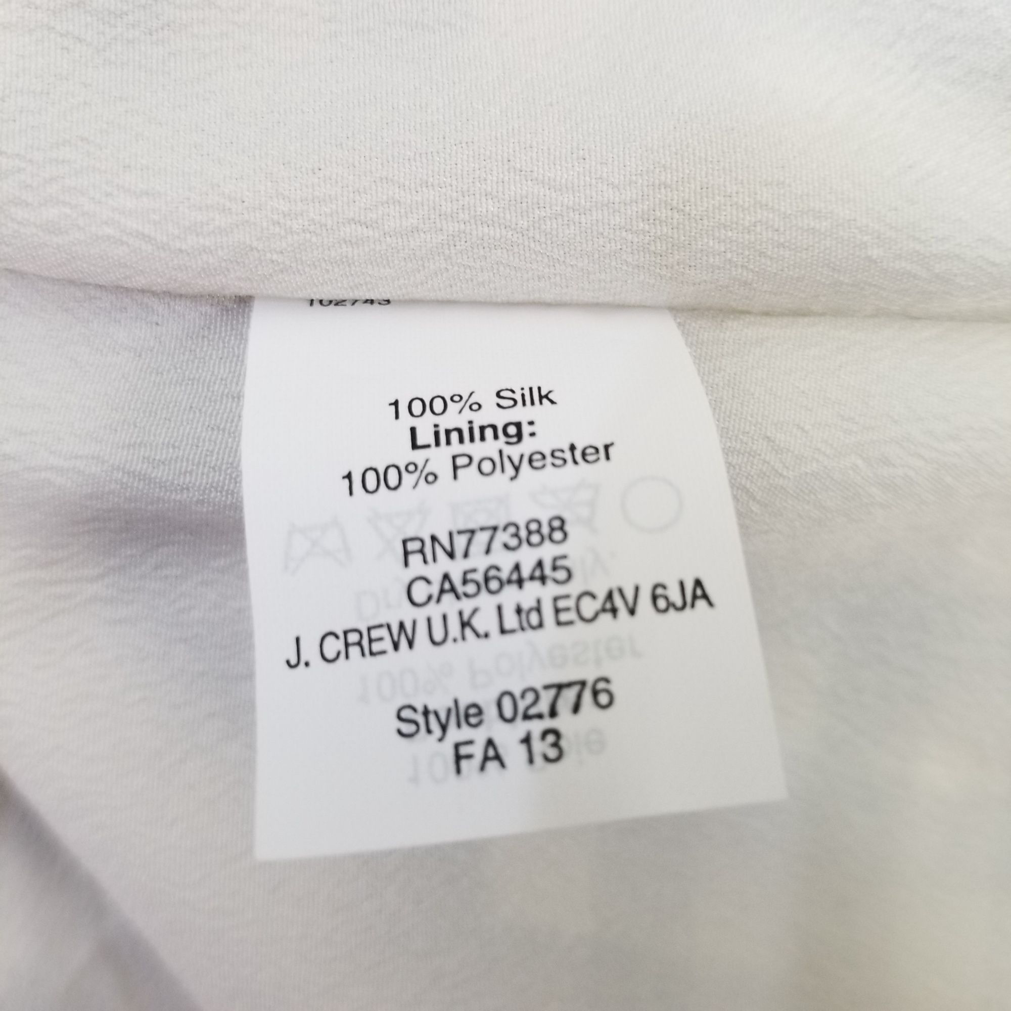 J.Crew J Crew 6 Blue White Plaid Check Sleeveless Top Ruffles Silk Size M / US 6-8 / IT 42-44 - 7 Thumbnail