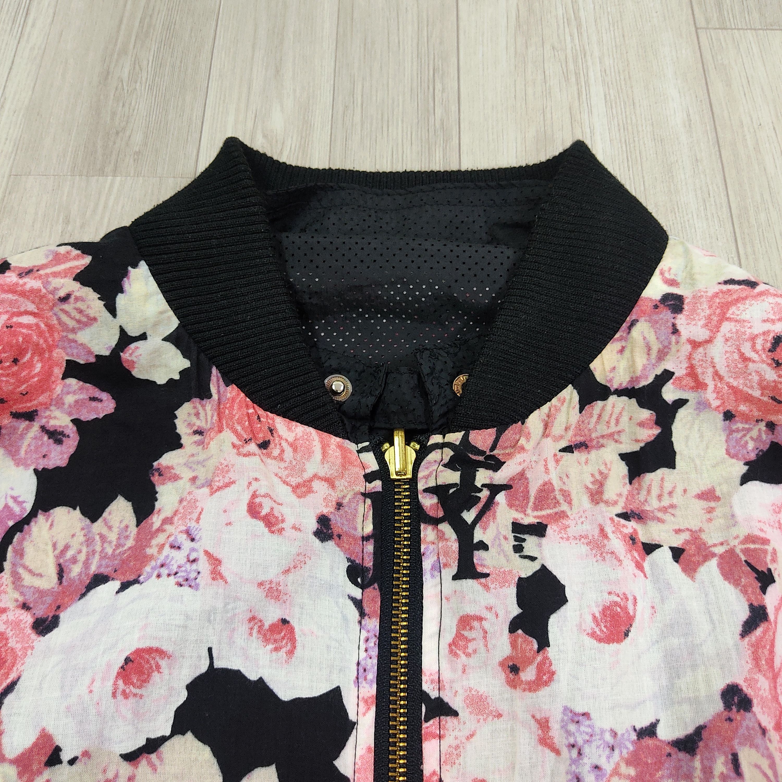 Joyrich JOYRICH Floral Black Reversible Blouson Zipper Jacket Size US M / EU 48-50 / 2 - 8 Thumbnail