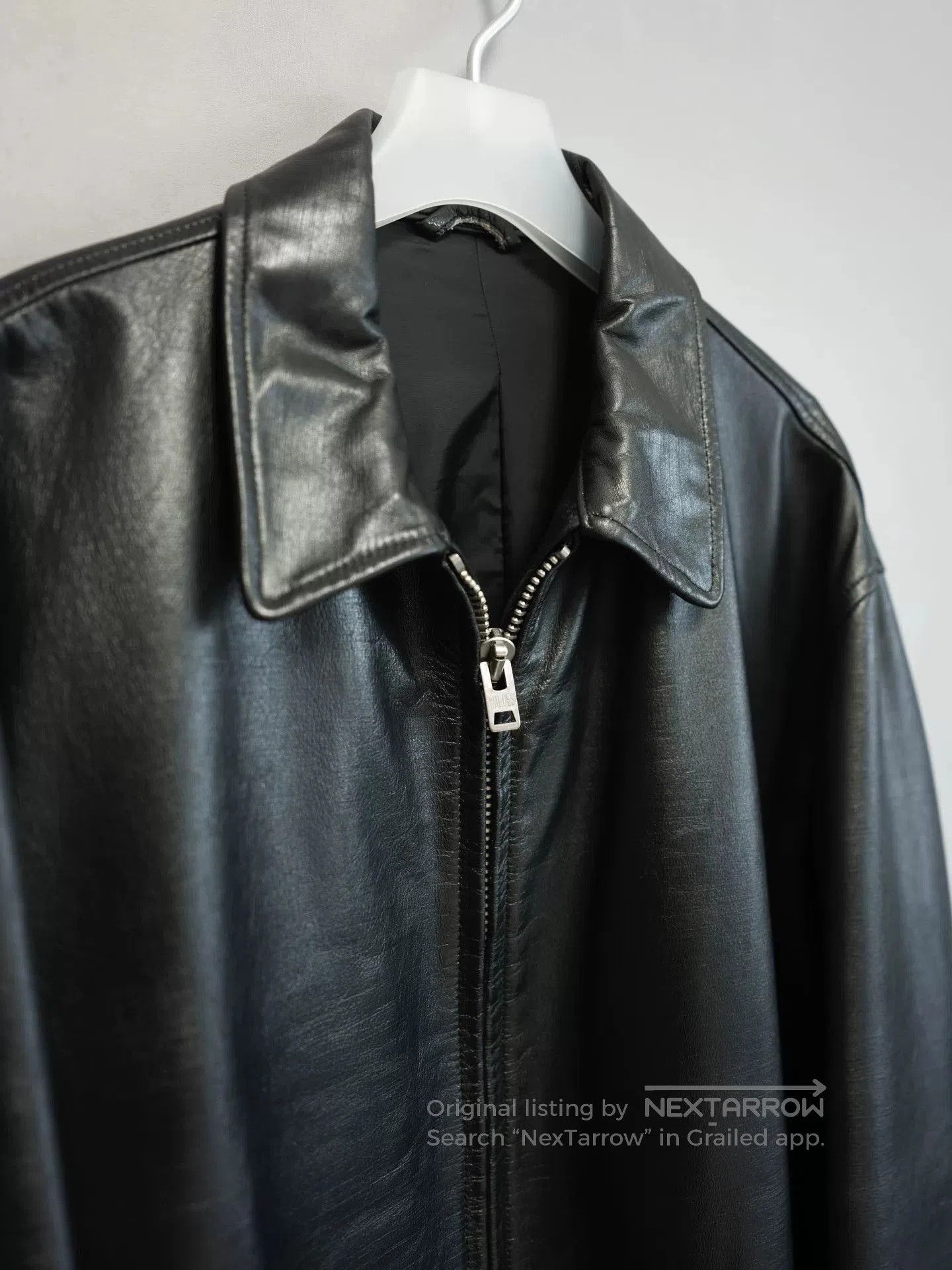 Yohji Yamamoto yohji yamamoto leather jacket with print. Size US S / EU 44-46 / 1 - 6 Thumbnail