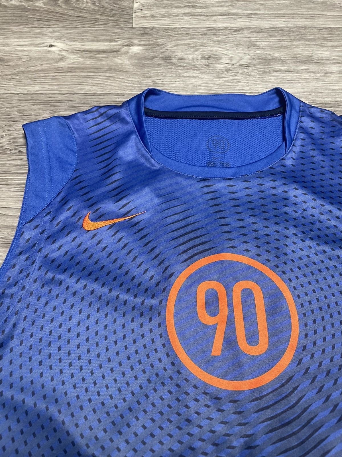 Nike Y2K NIKE TEAM TOTAL 90 VTG SOCCER JERSEY TRAINING TANKTOP Size US XL / EU 56 / 4 - 5 Thumbnail