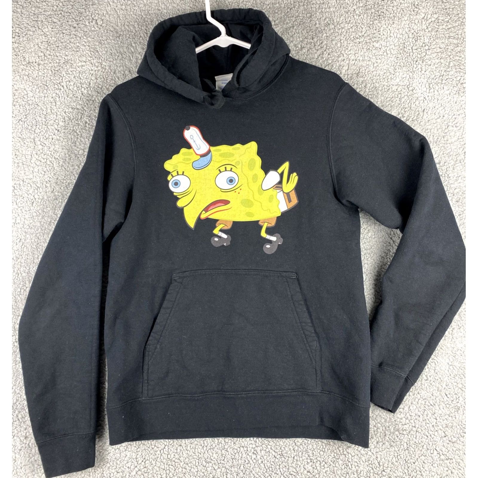 Vintage Santa Cruz Sweatshirt Men’s S Black SpongeBob Hoodie Pullover Cartoon Hooded Logo Skateboarding N/A Size US S / EU 44-46 / 1 - 2 Thumbnail