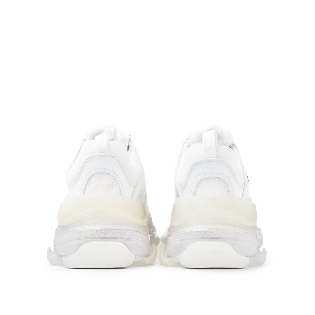Balenciaga o1la1rc1a0226 Triple S Clear Sole Sneakers In White Size US 8 / EU 41 - 2 Thumbnail