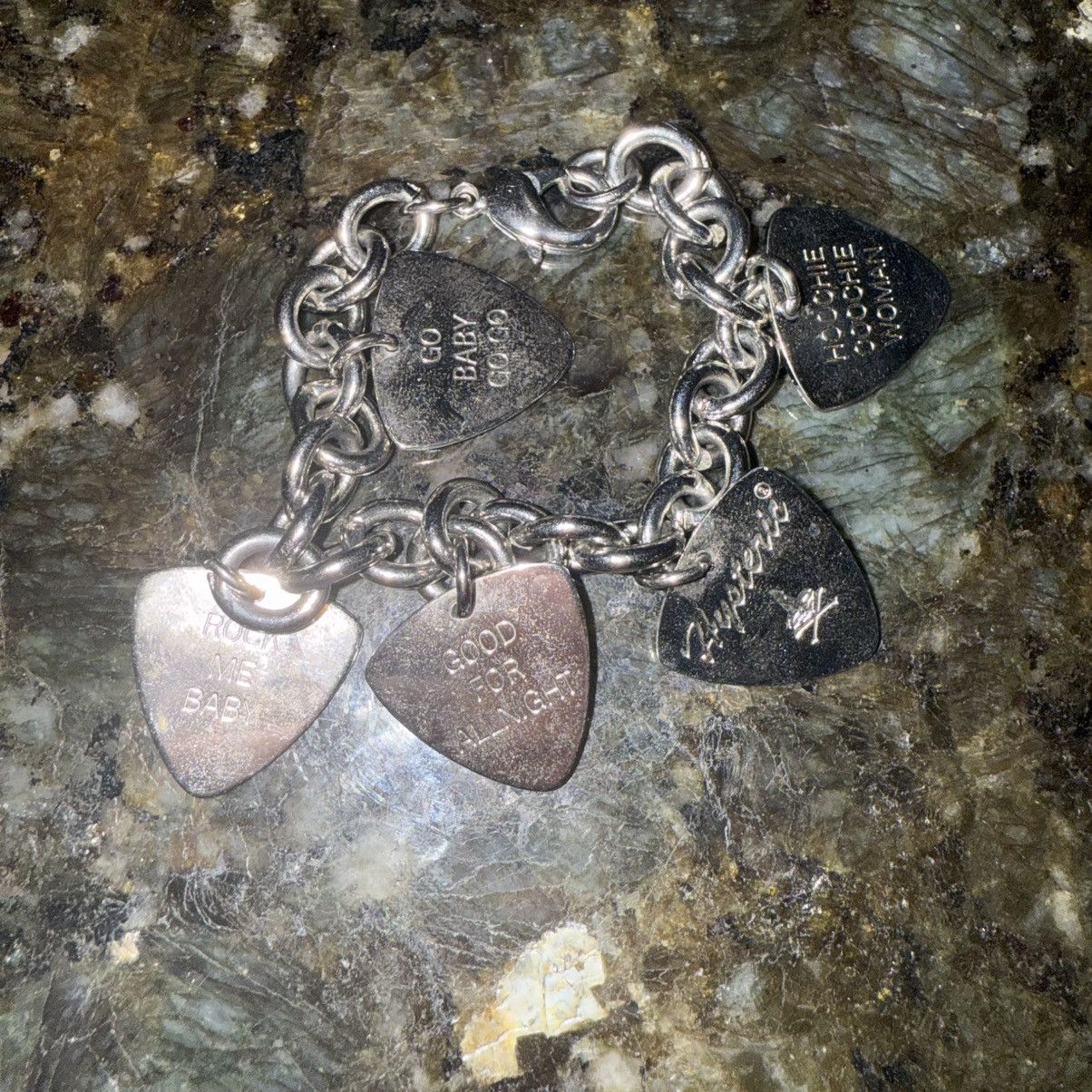 Hysteric Glamour Hysteric Glamour Guitar Pick Bracelet Size ONE SIZE - 15 Thumbnail