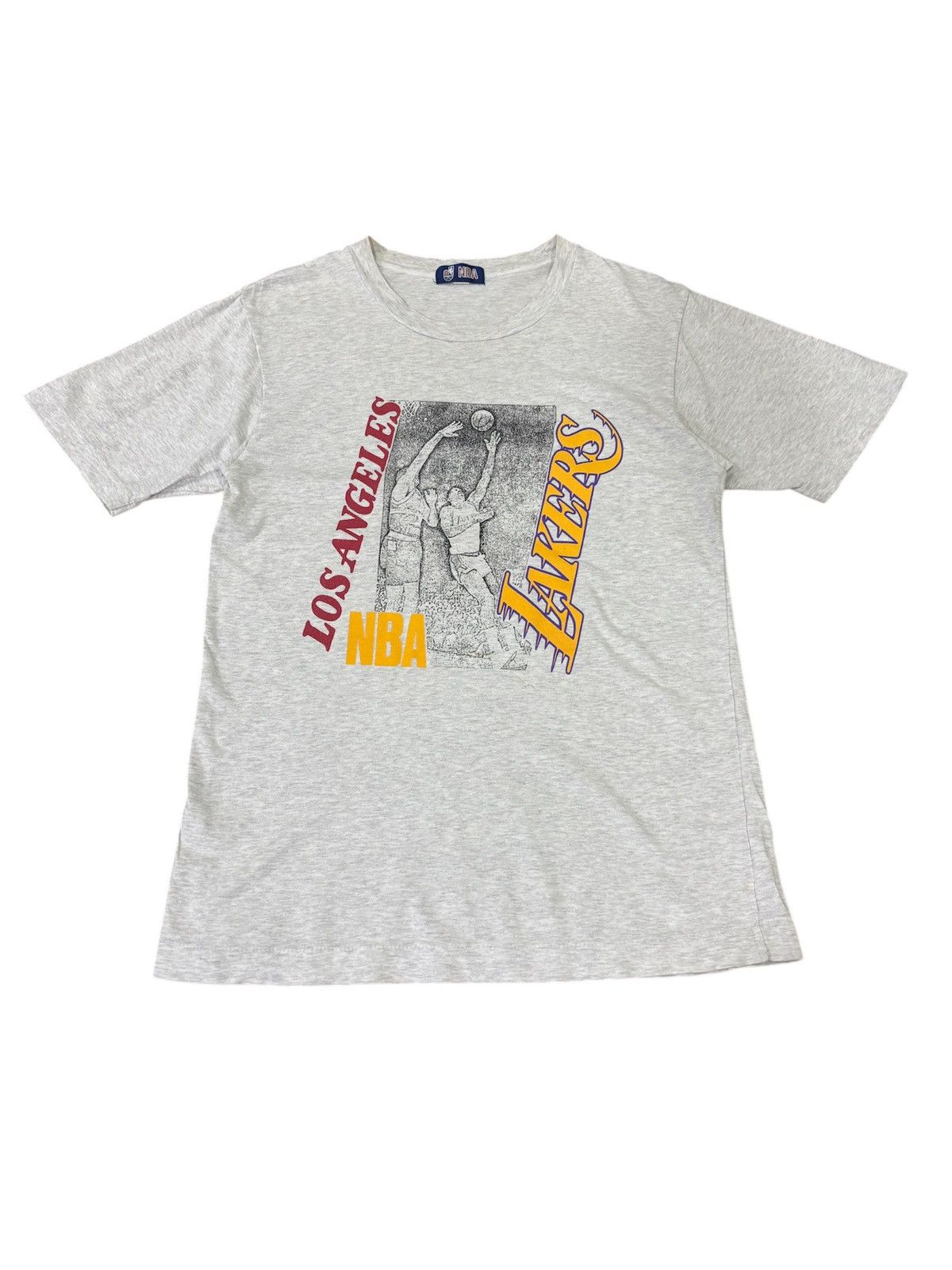 NBA × Vintage Vintage LA Lakers Tshirt Size US M / EU 48-50 / 2 - 1 Thumbnail