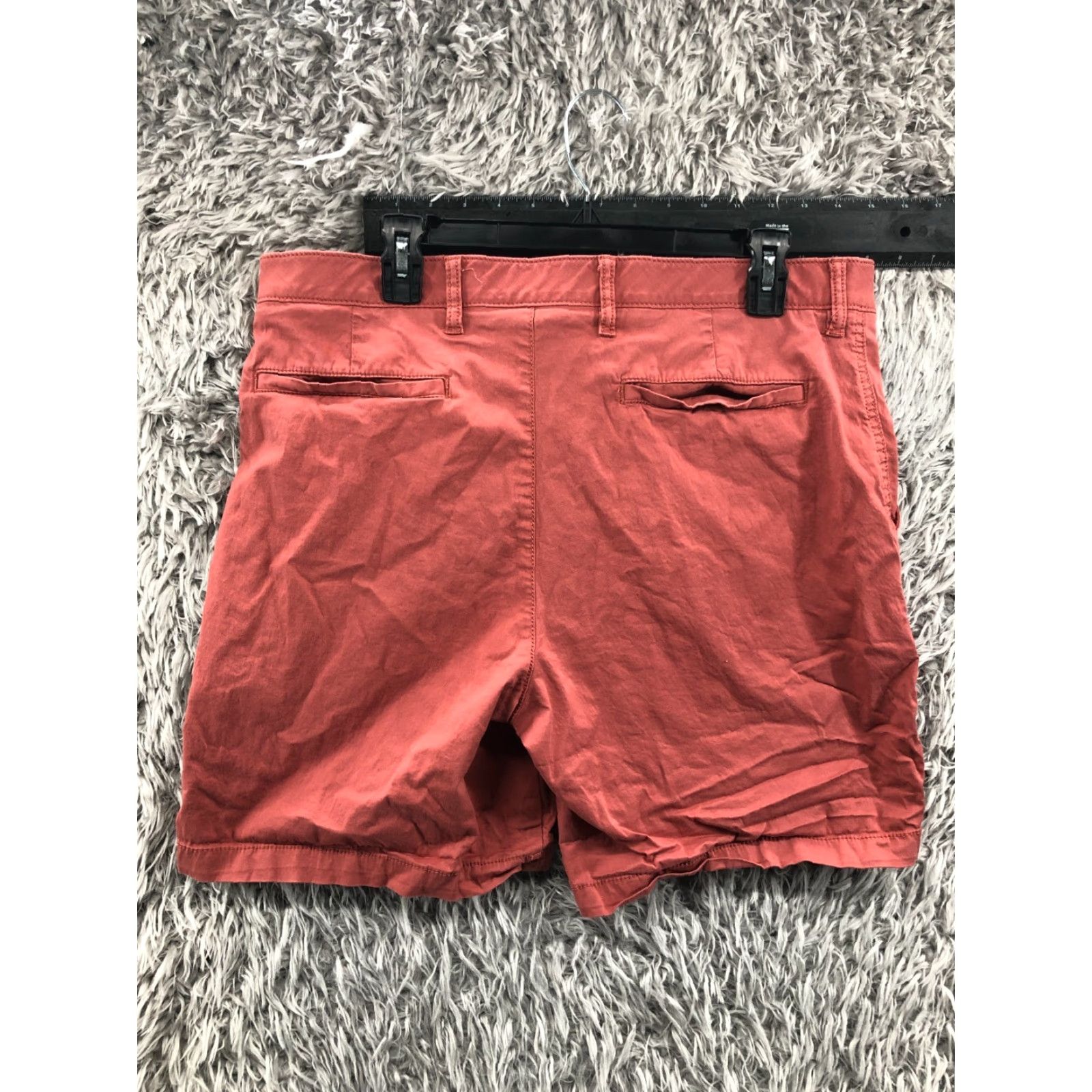 Croft & Barrow Croft & Barrow Mens Bermuda 36 Mid Blue Cotton Blend Stretch Flat Front 5-Pocket Regular Waist Size 36 Mens Size US 36 / EU 52 - 4 Thumbnail