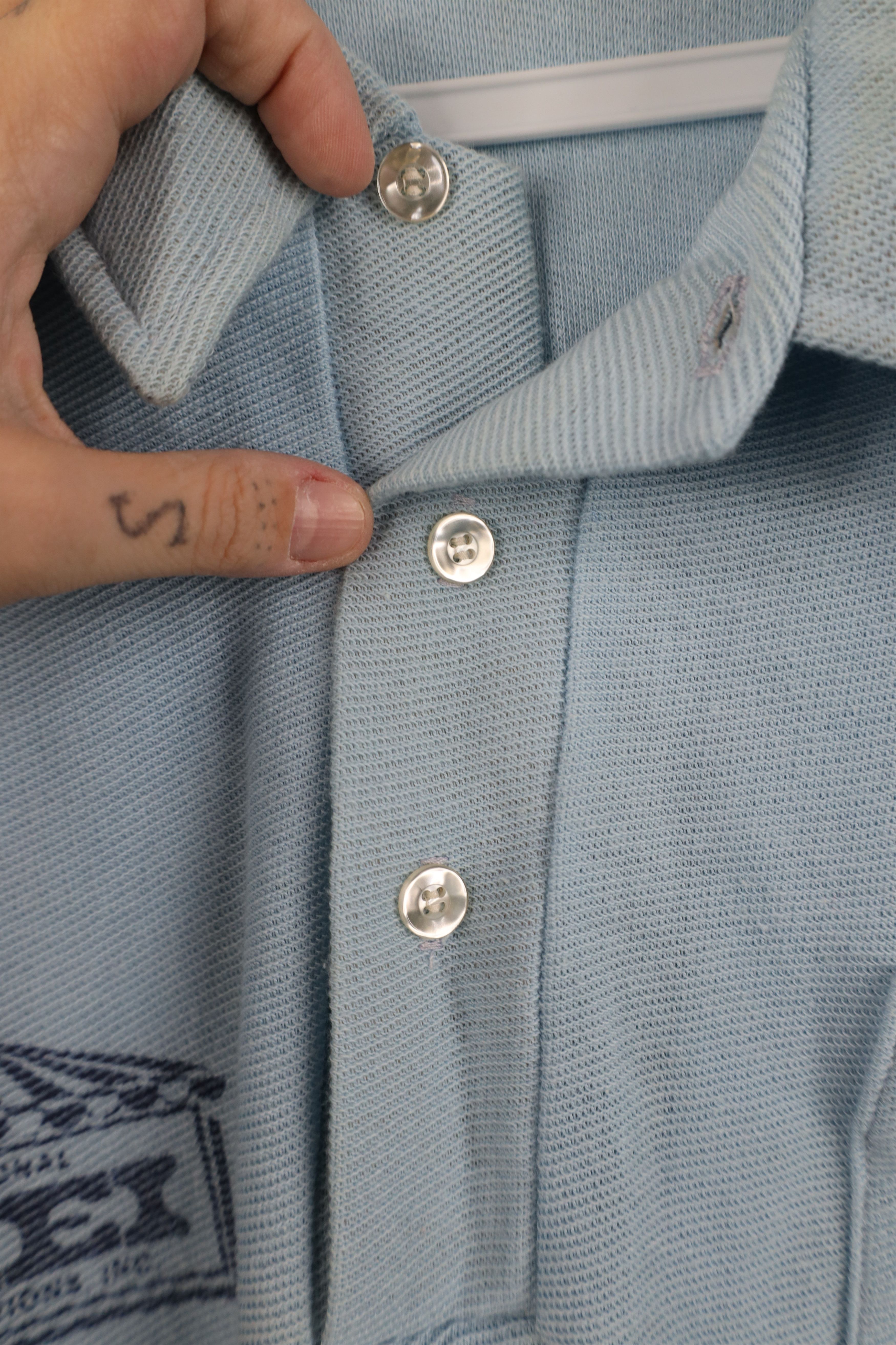 Vintage Vintage 70s National Expositions Inc NEI Knit Polo Shirt US Size US XXL / EU 58 / 5 - 7 Thumbnail