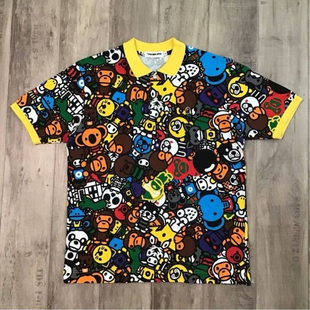 Bape BAPE Milo Animal Safari Polo Shirt a bathing ape NIGO Size US L / EU 52-54 / 3 - 1 Thumbnail