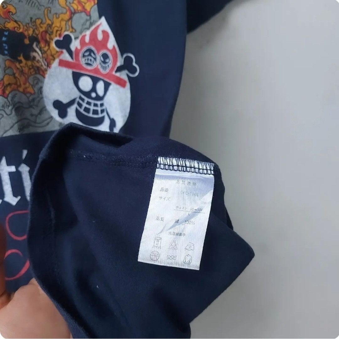 Japanese Brand × One Piece × Vintage Vtg One Piece Luffy & Ace Intention Of D Anime Tshirt Size US M / EU 48-50 / 2 - 6 Thumbnail