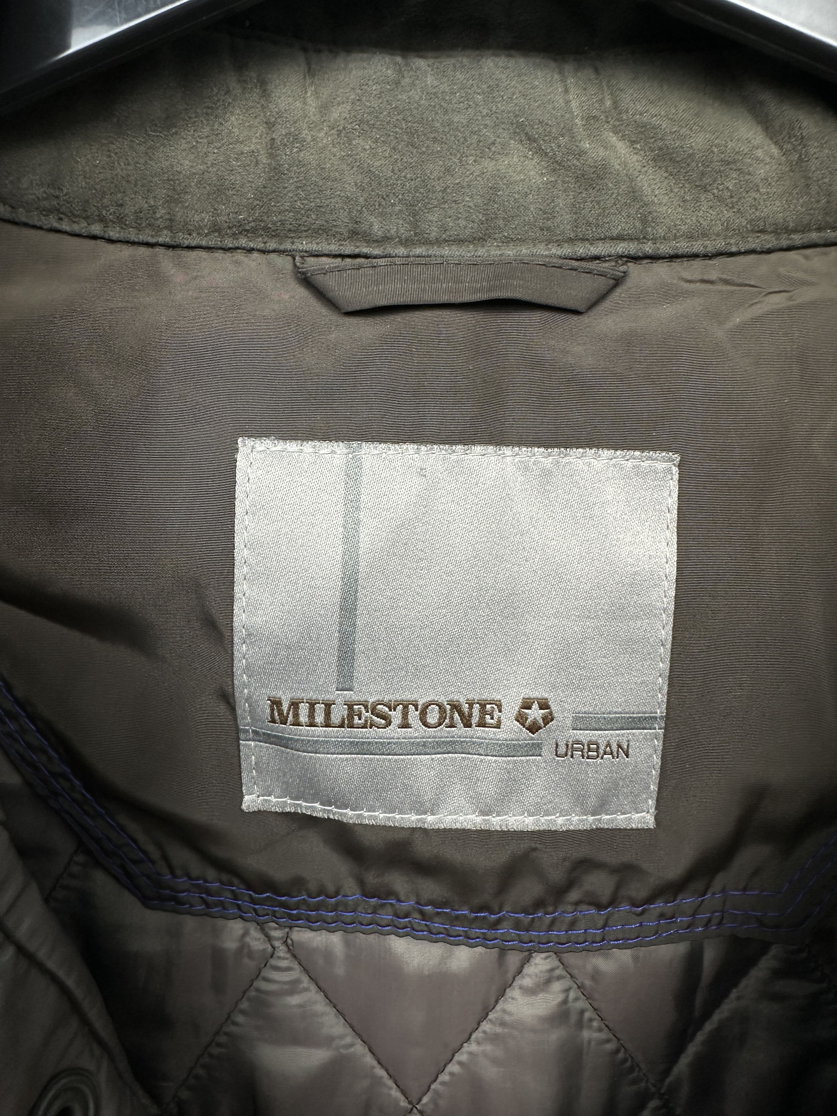Milestone × Vintage Milestone Vintage Mens Quilted Jacket Size US L / EU 52-54 / 3 - 3 Thumbnail