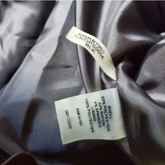 Calvin Klein Calvin Klein Sleeveless Zippered Lined Little Black Sz. 12 D Size XL / US 12-14 / IT 48-50 - 11 Thumbnail