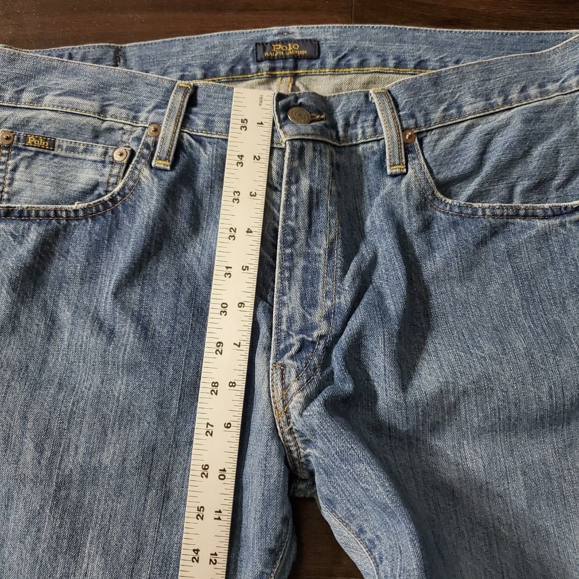 Polo Ralph Lauren Polo Ralph Lauren Jeans 34x30 Straight Fit Blue Denim Light Size US 34 / EU 50 - 7 Thumbnail